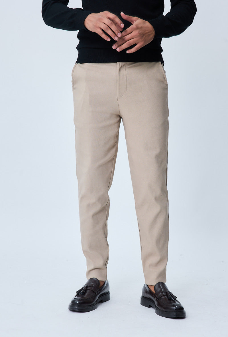 Pantalon cosy beige