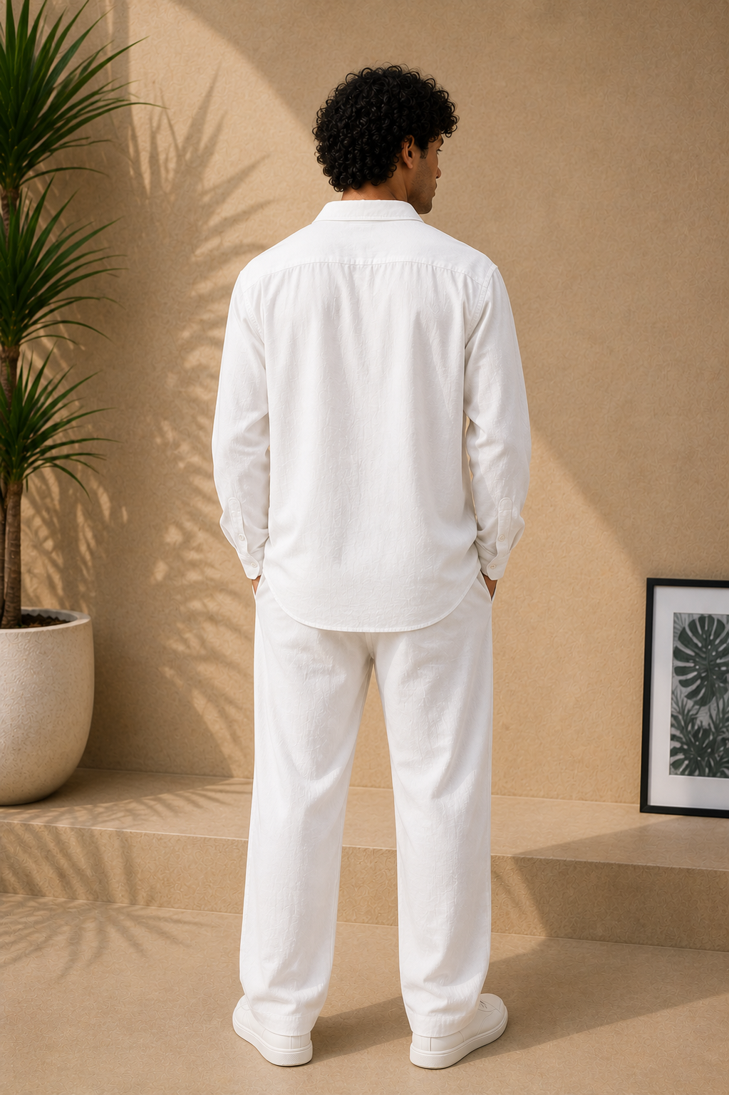 Chemise manches longues blanche