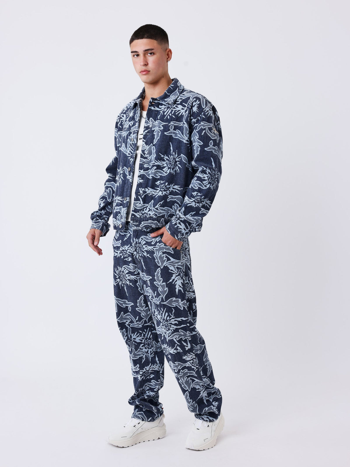PXP - VESTE EN DENIM FLORAL