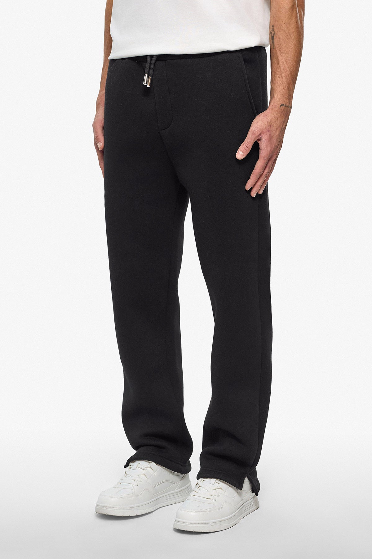 Pantalon jogg fente noir