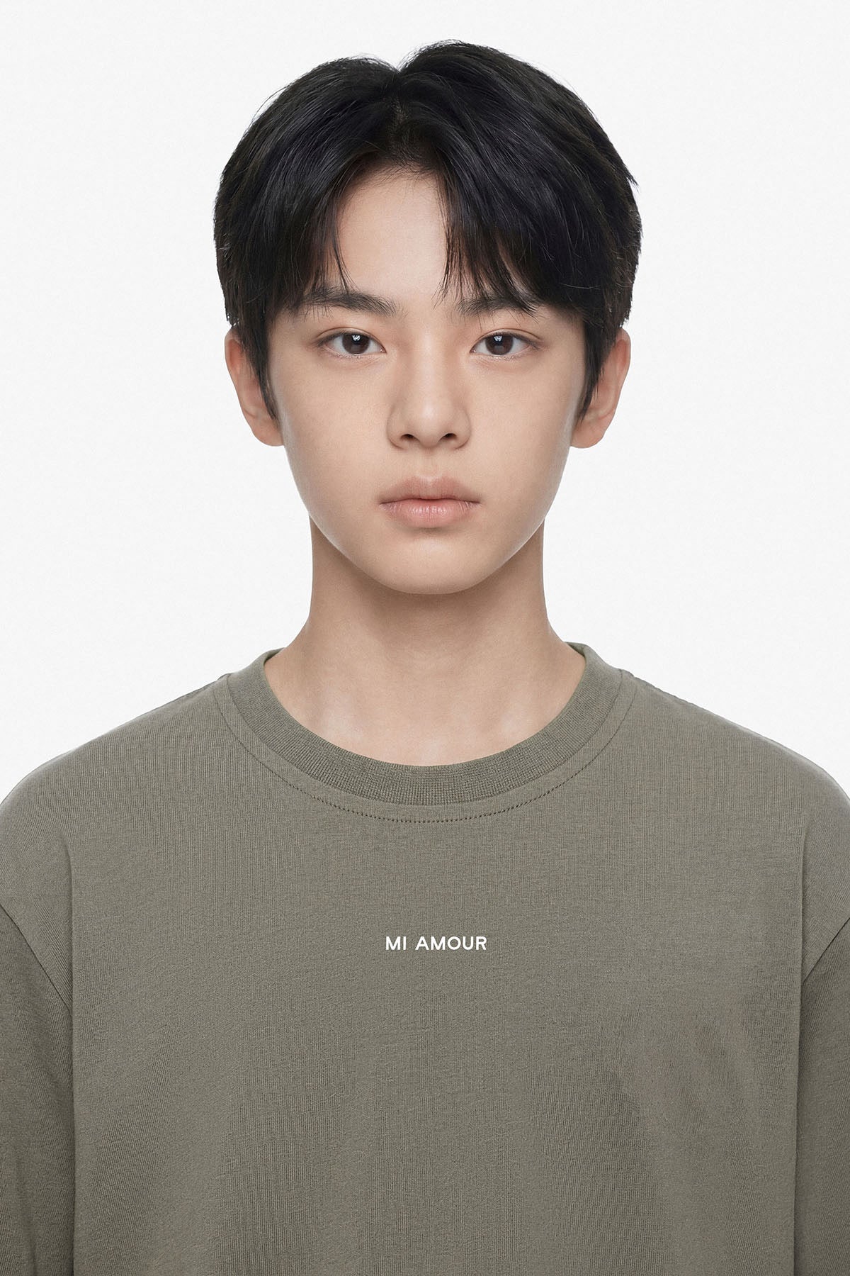 T-shirt enfant Amore kaki