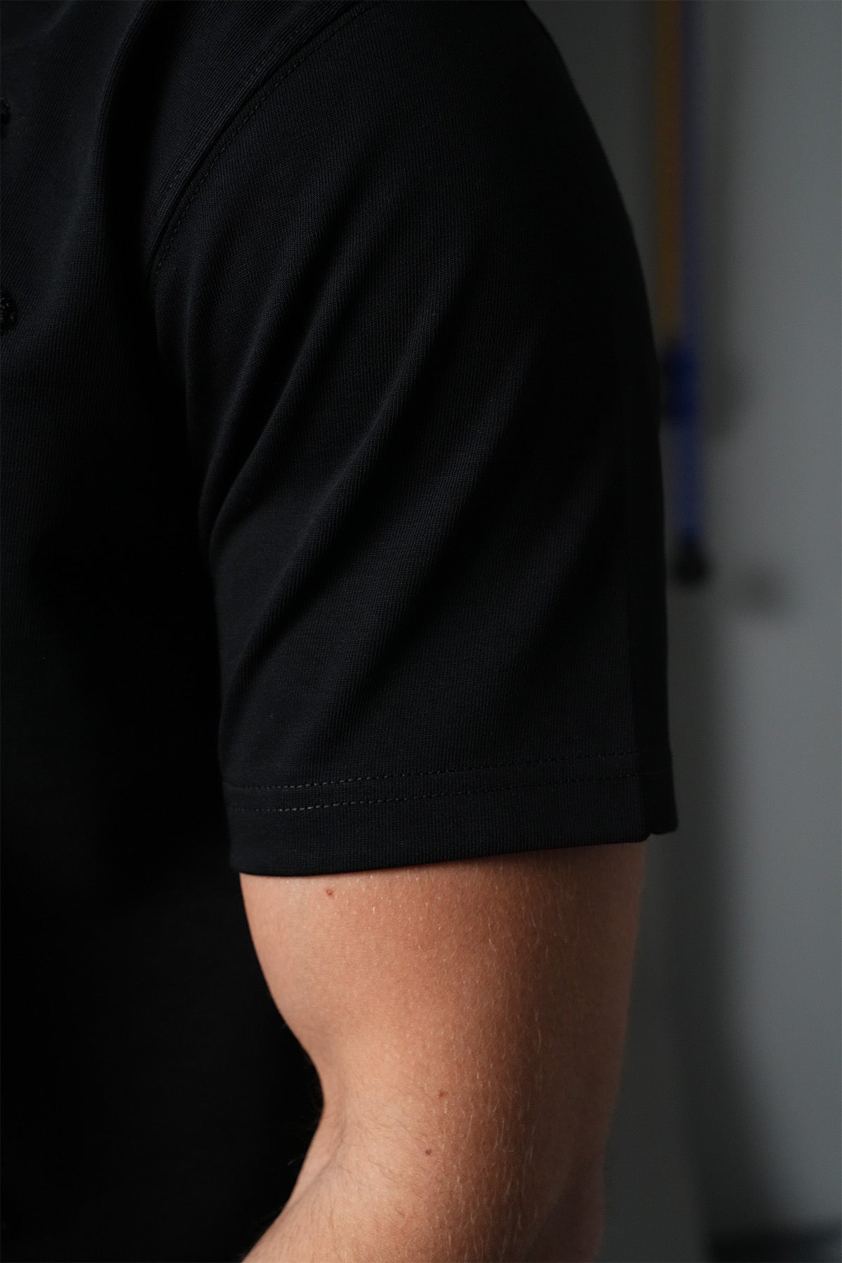 T-Shirt Trèfle relief noir