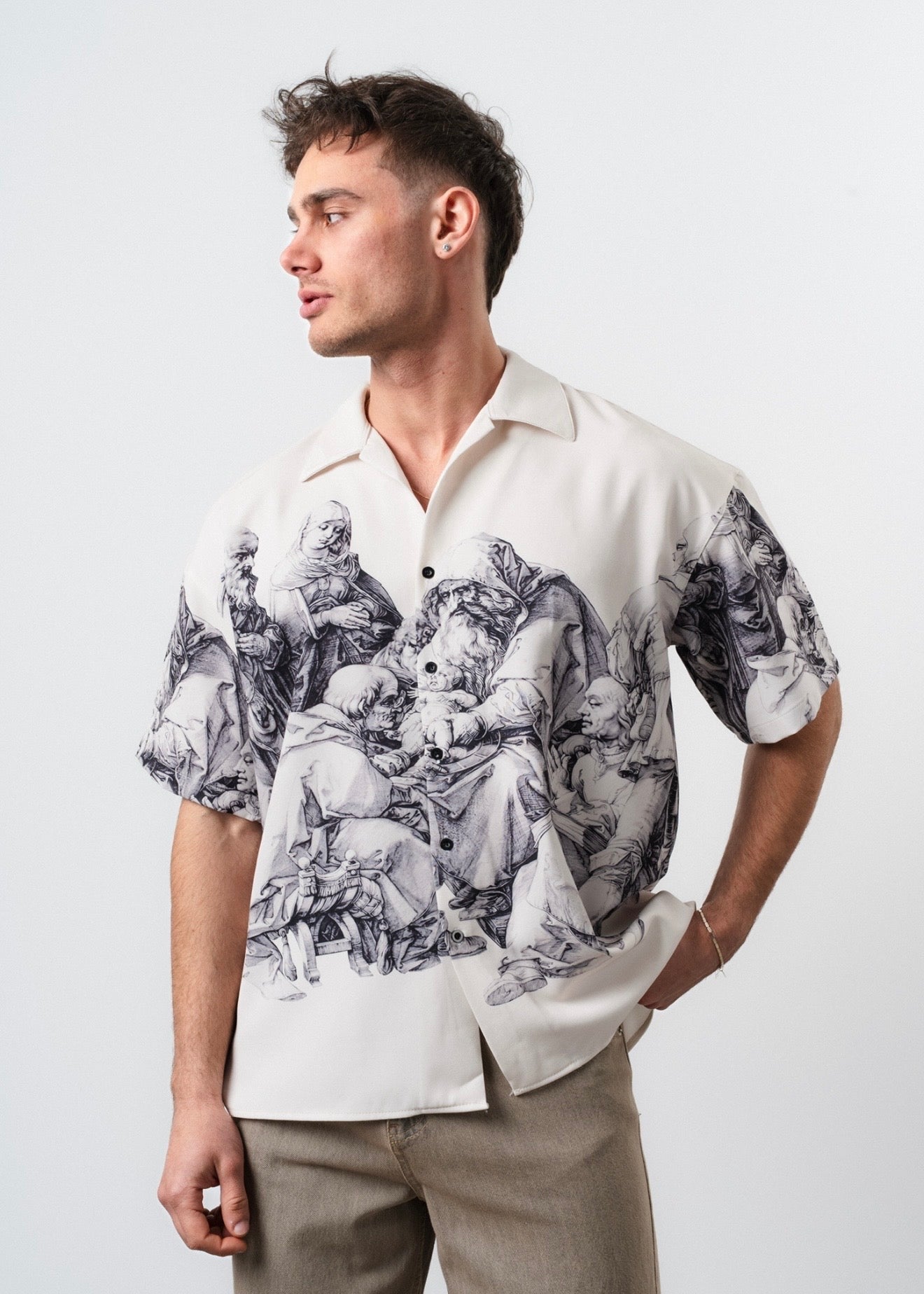 Chemise oversize Freedom blanche