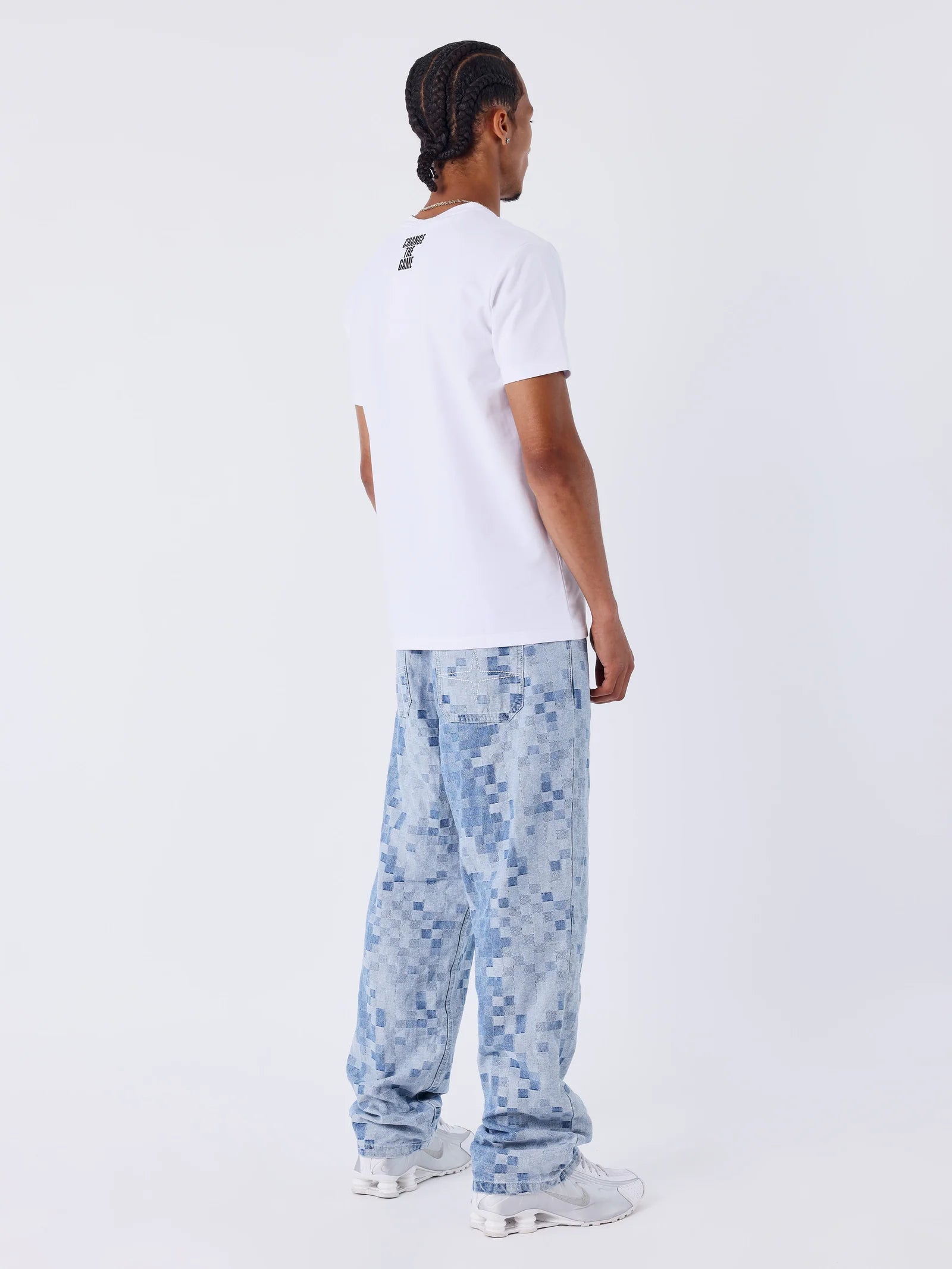 PXP - Jean loose pixel bleu