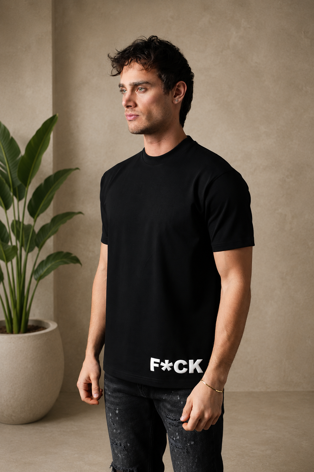 T-Shirt Get Money noir
