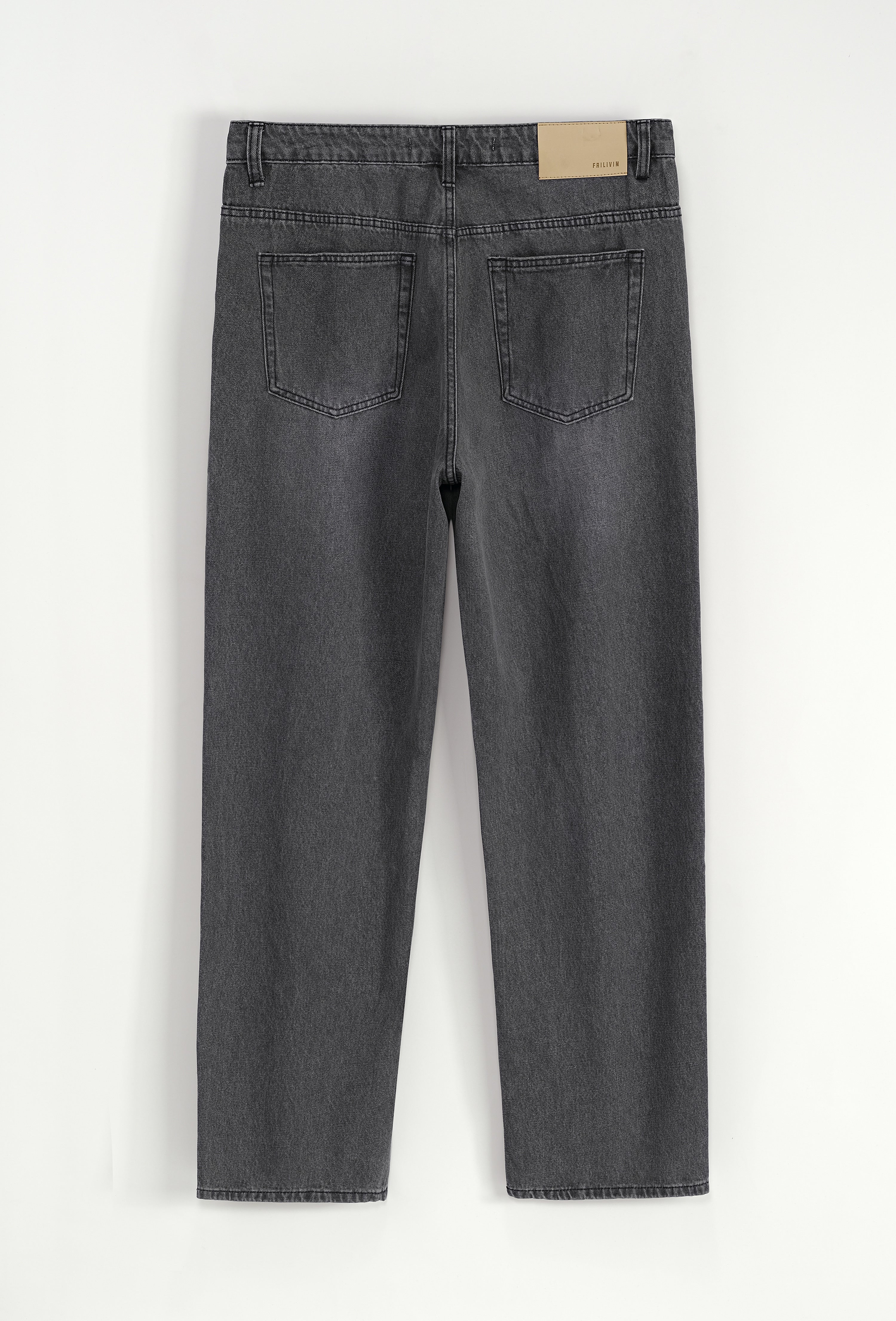Jean gris coutures