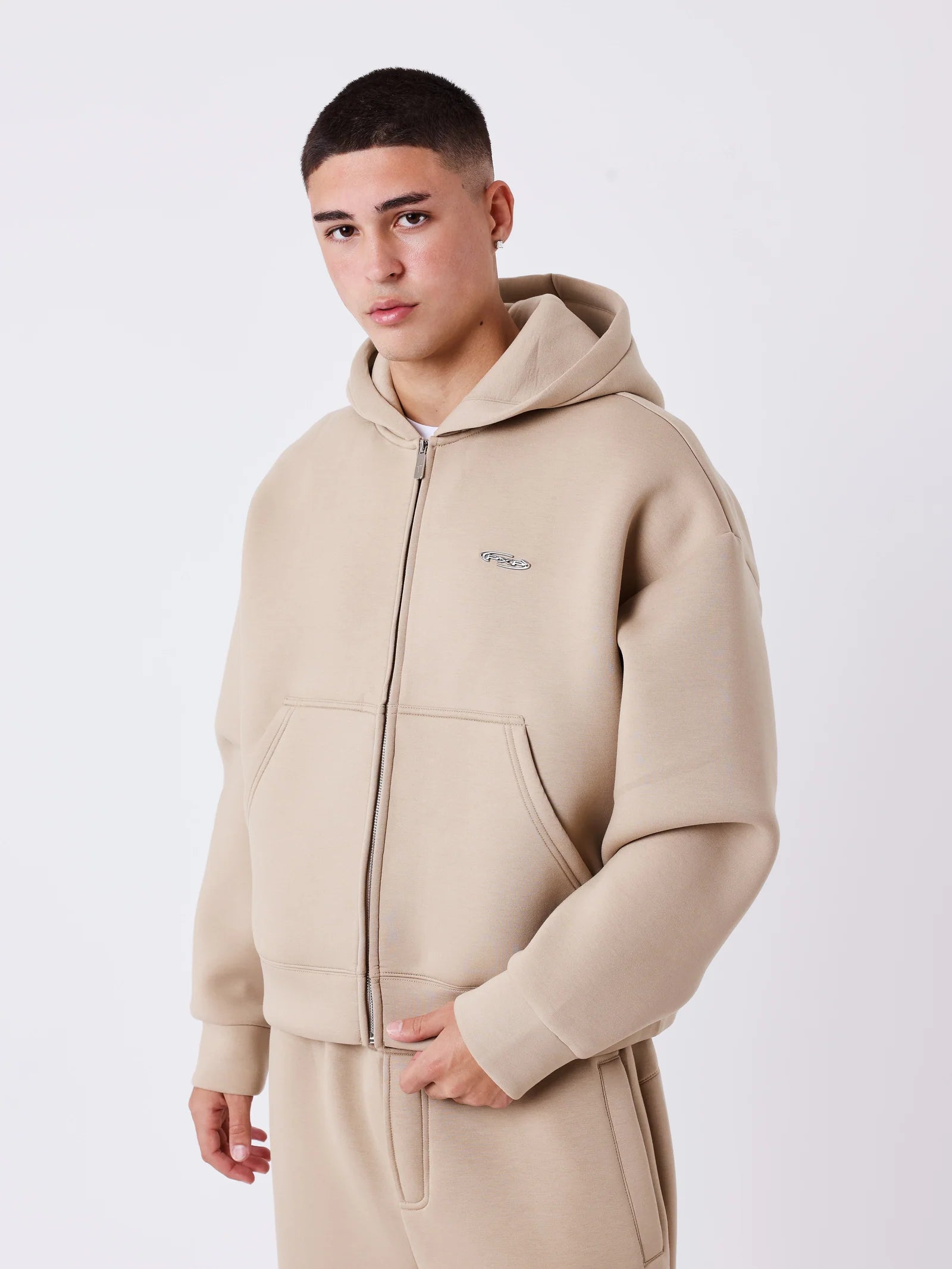 PXP - Veste capuche Néoprène beige