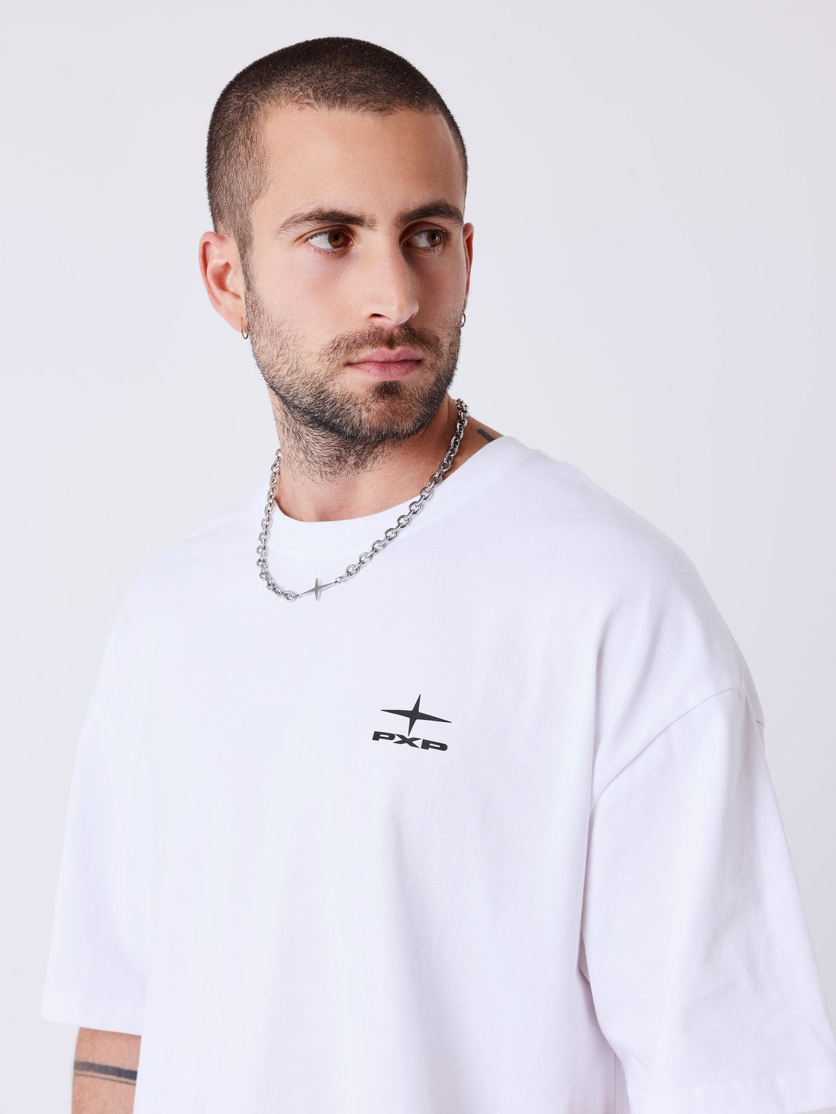 PXP - T-SHIRT BOXY ESSENTIAL BLANC CHANGE THE GAME