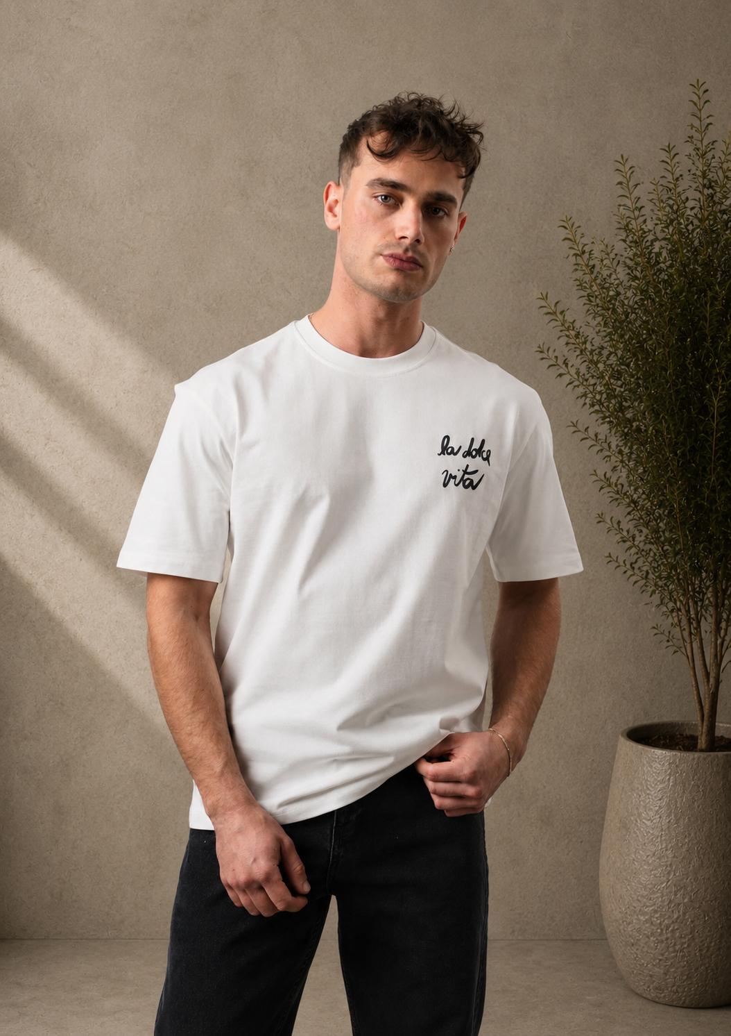 T-Shirt Dolce Vita blanc