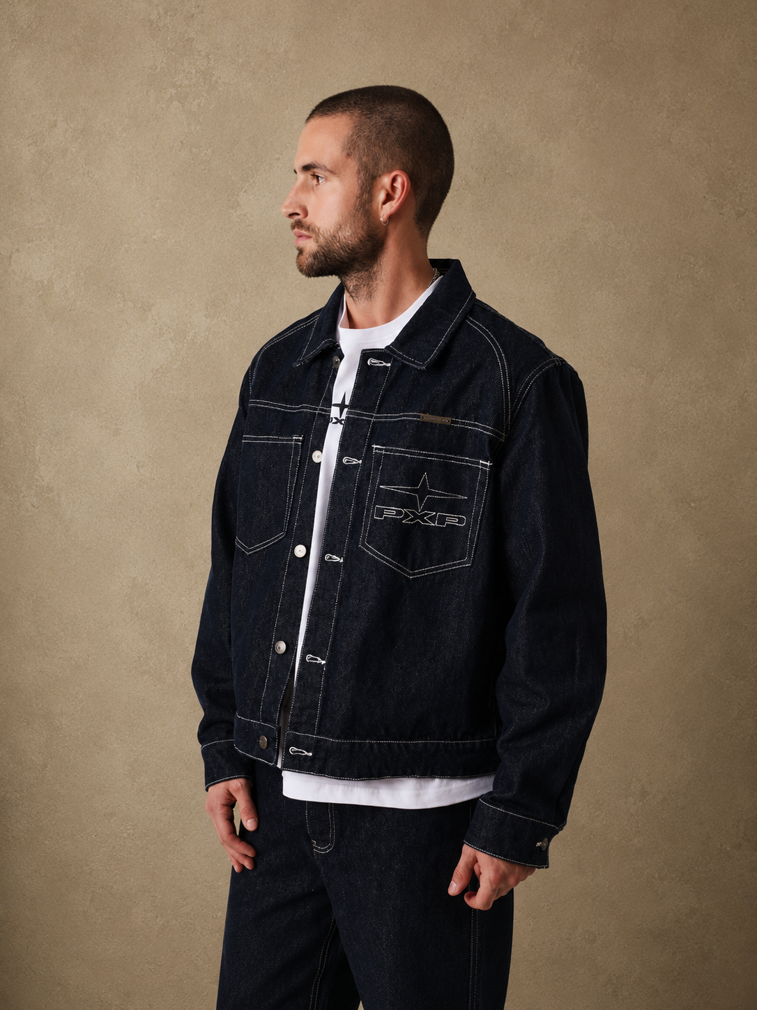 PXP - Veste en jean brut