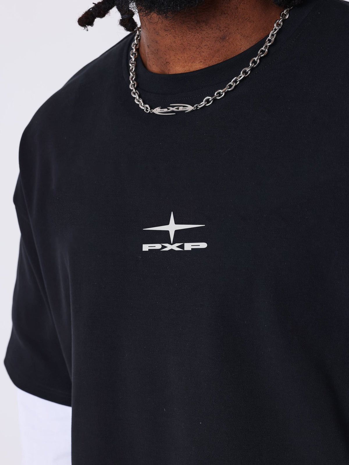PXP - T-SHIRT MANCHE LONGUE CHANGE THE GAME NOIR