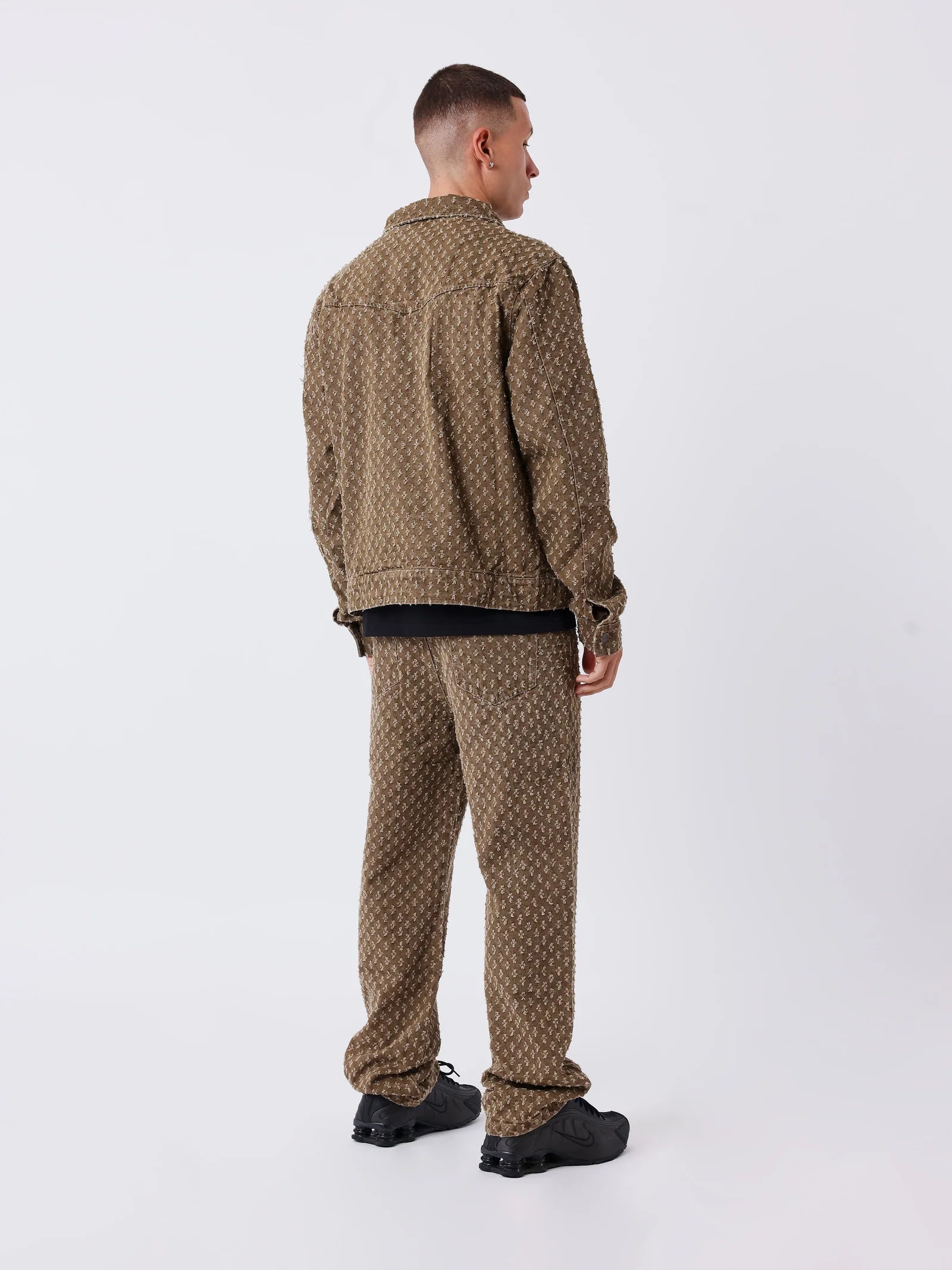 PXP - Pantalon denim native marron