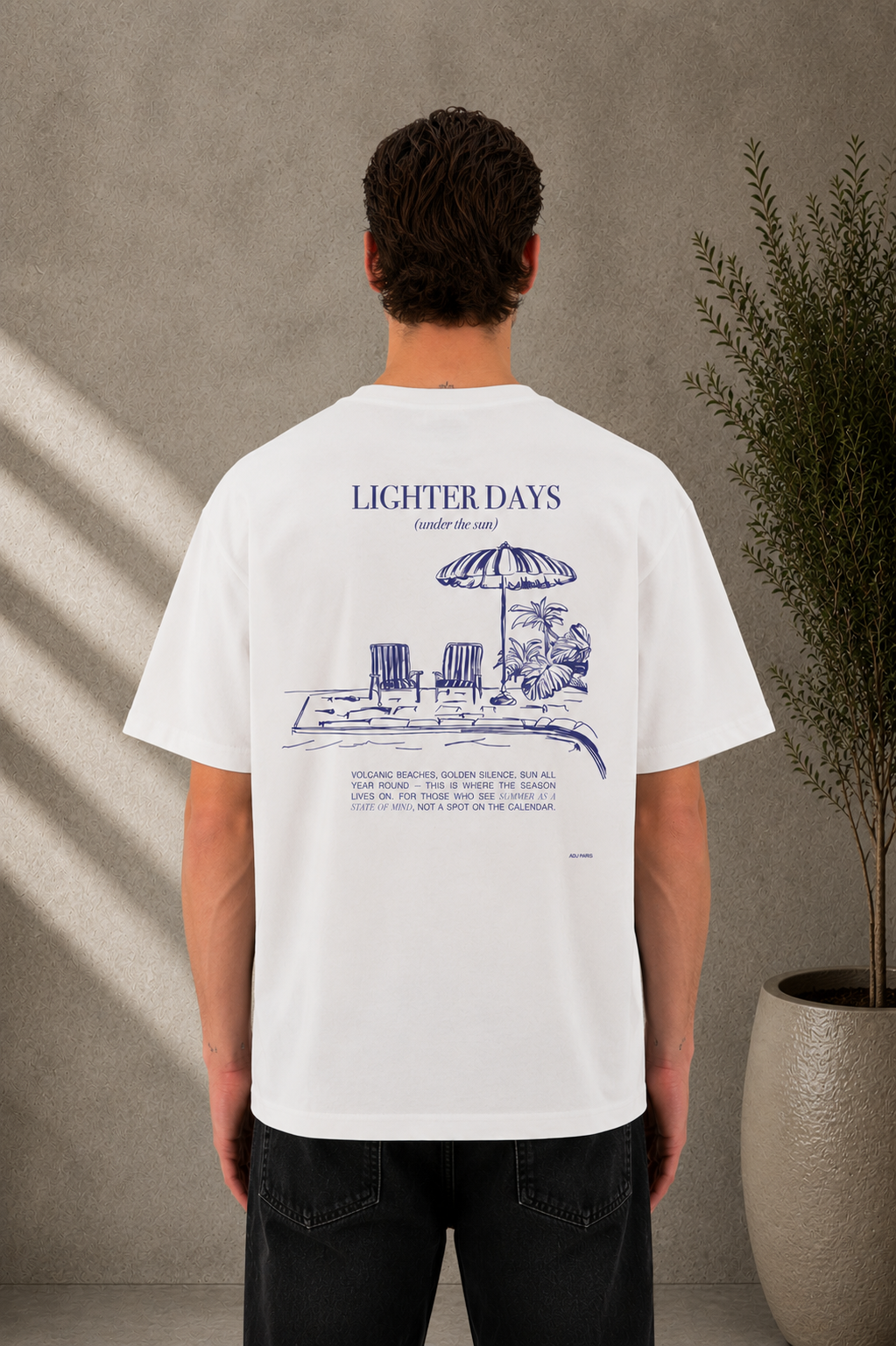T-Shirt Lighter Days blanc