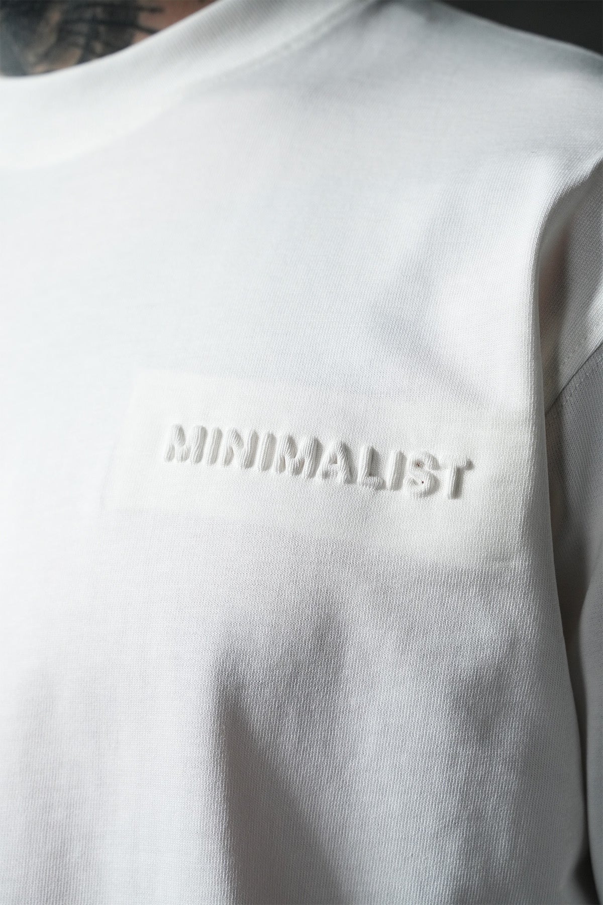 T-Shirt Minimaliste blanc