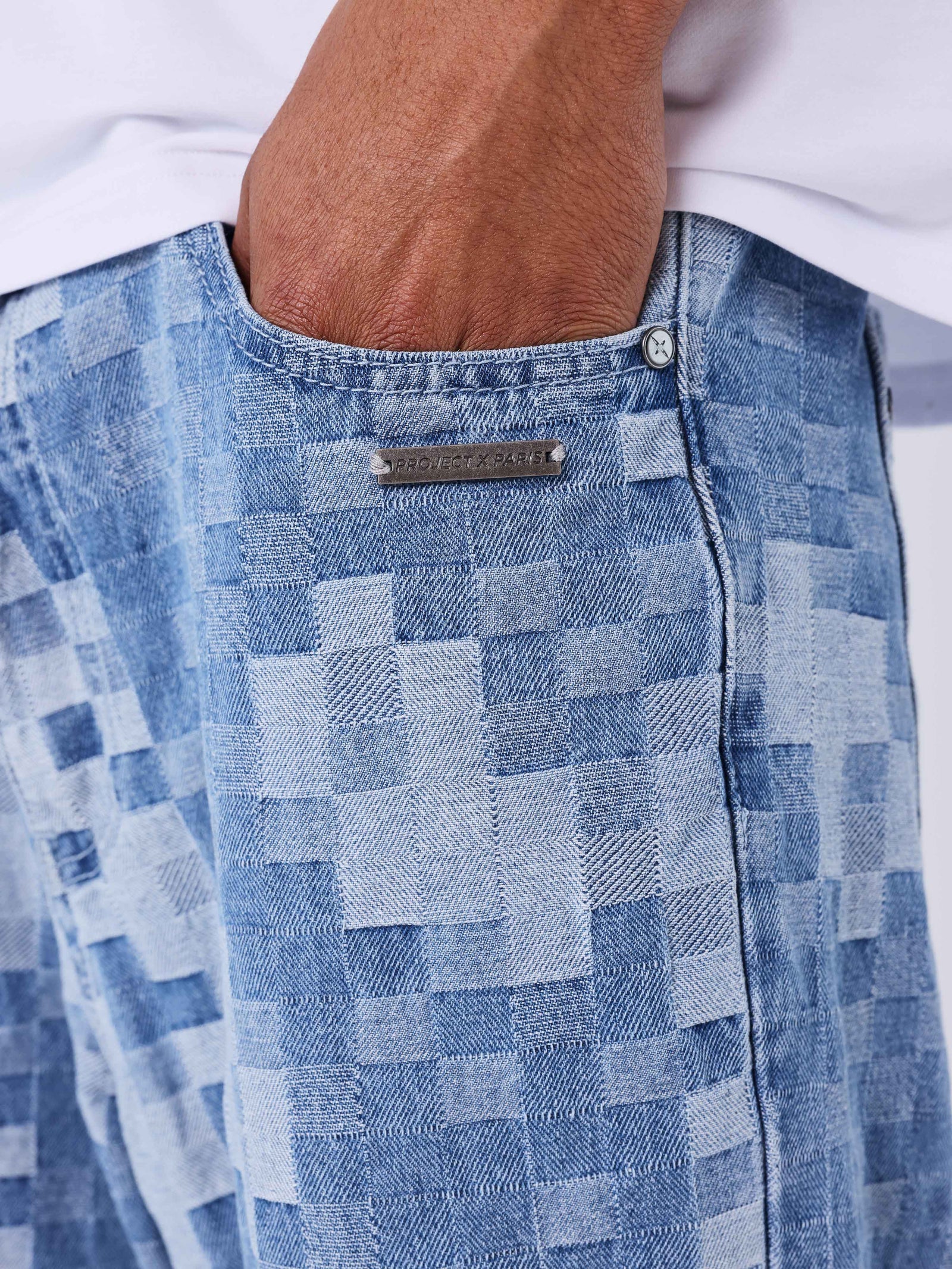 PXP - Jean loose pixel bleu