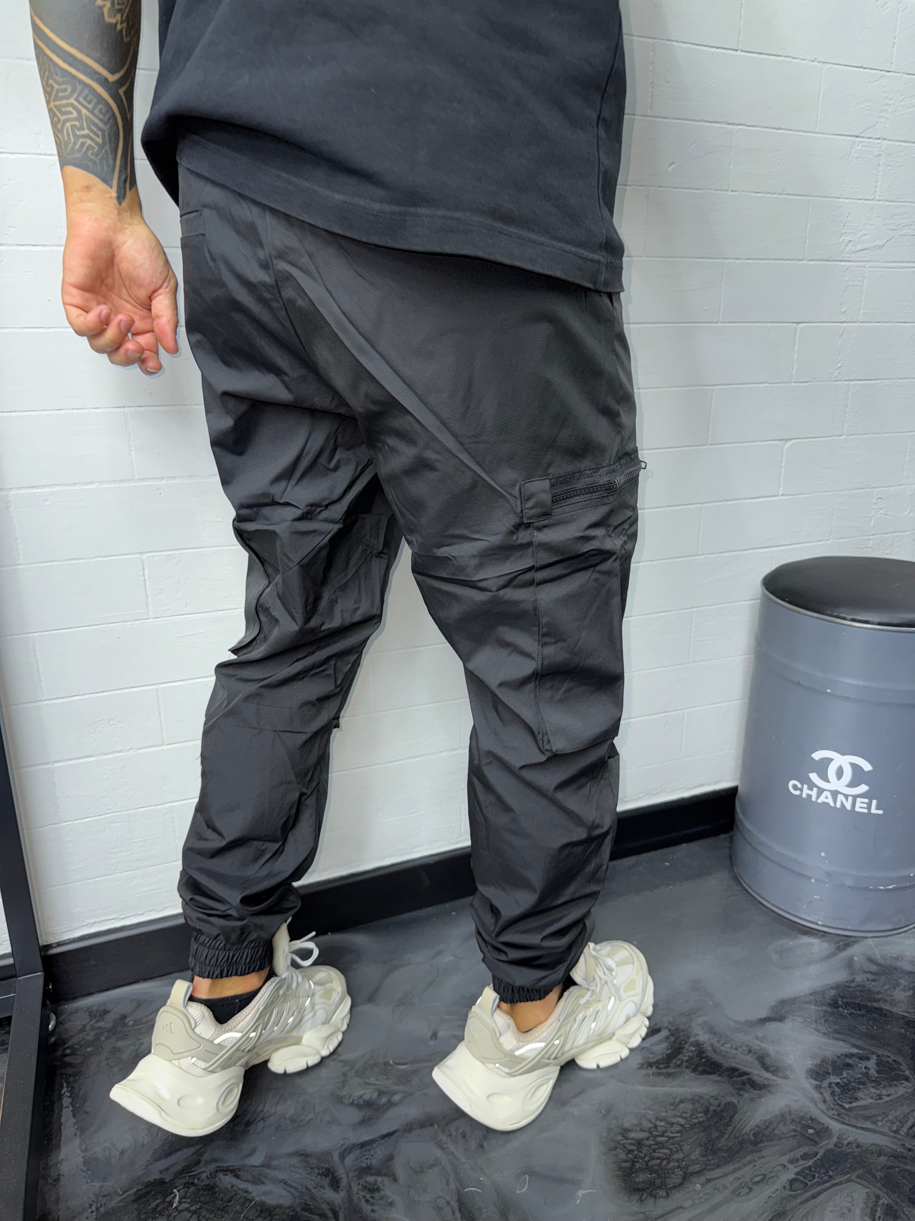 Cargo zip noir