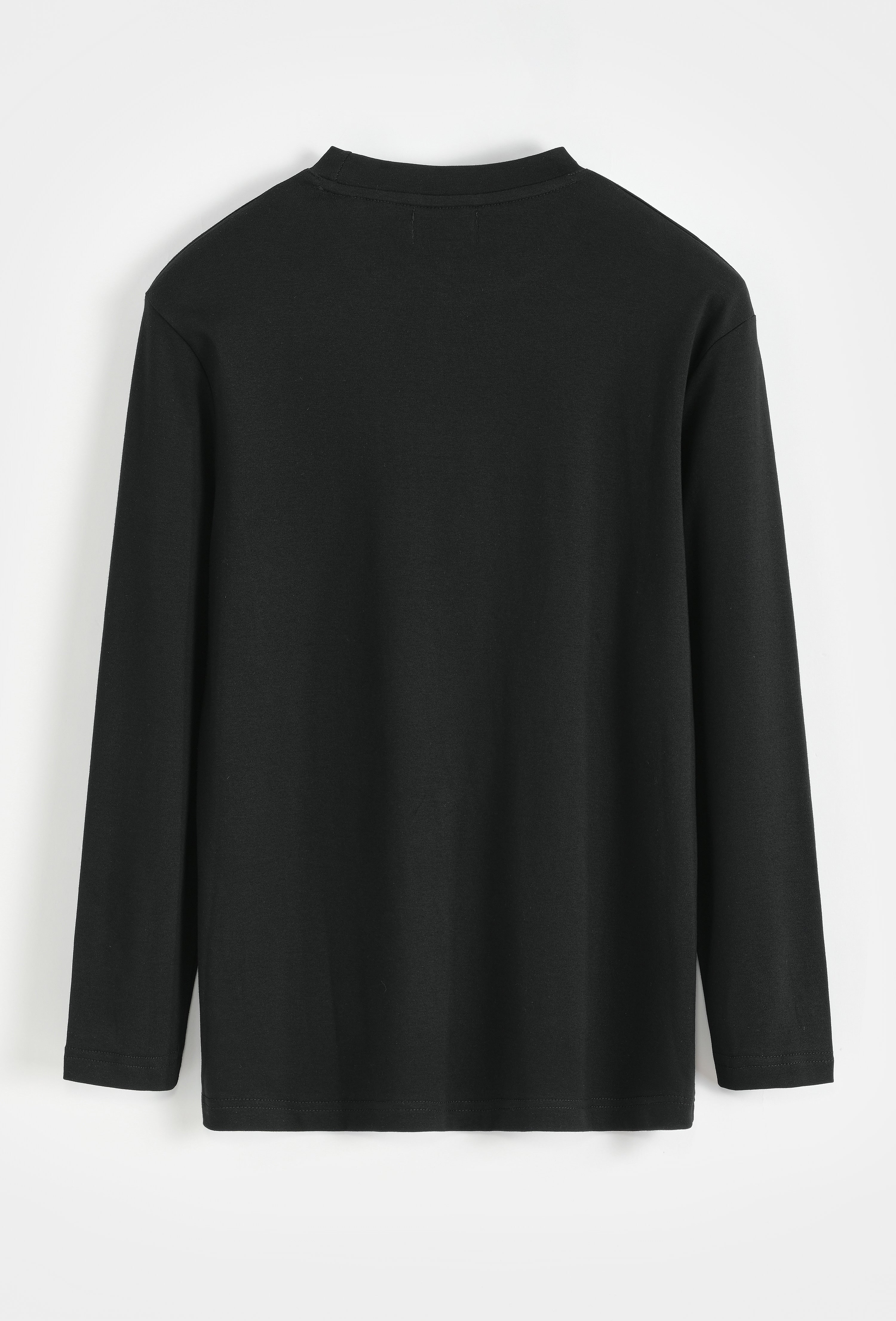 T-shirt manche longue noir