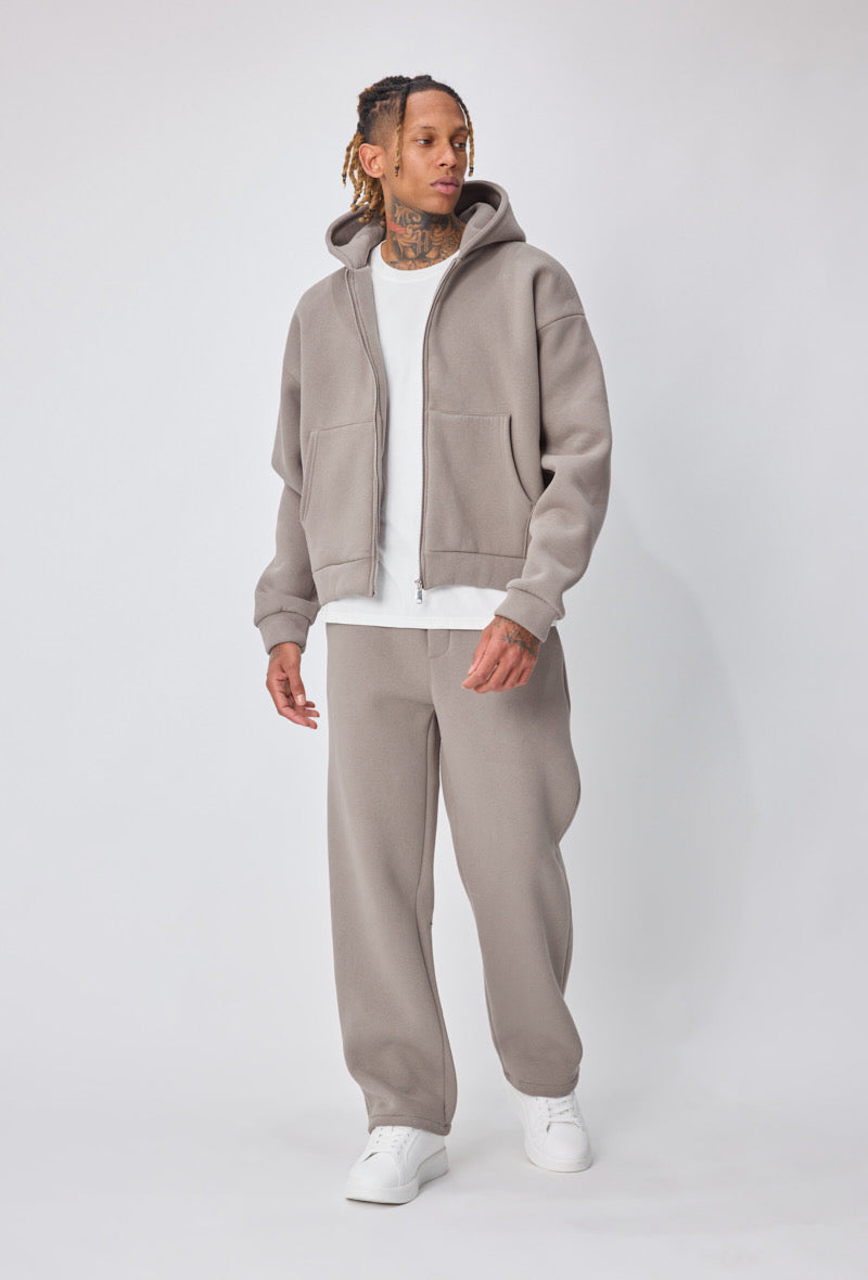 Ensemble oversize taupe