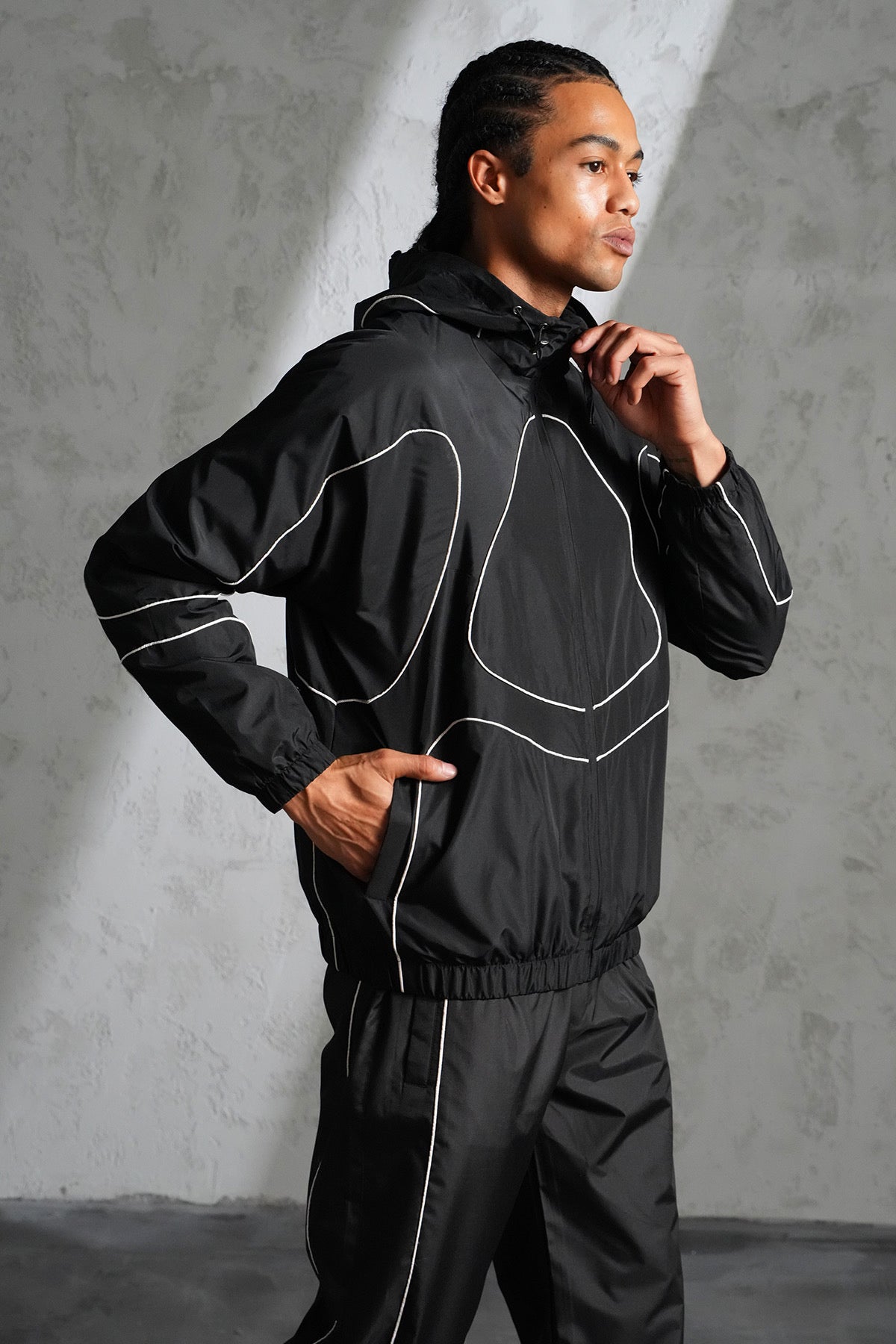 Ensemble Fighter noir