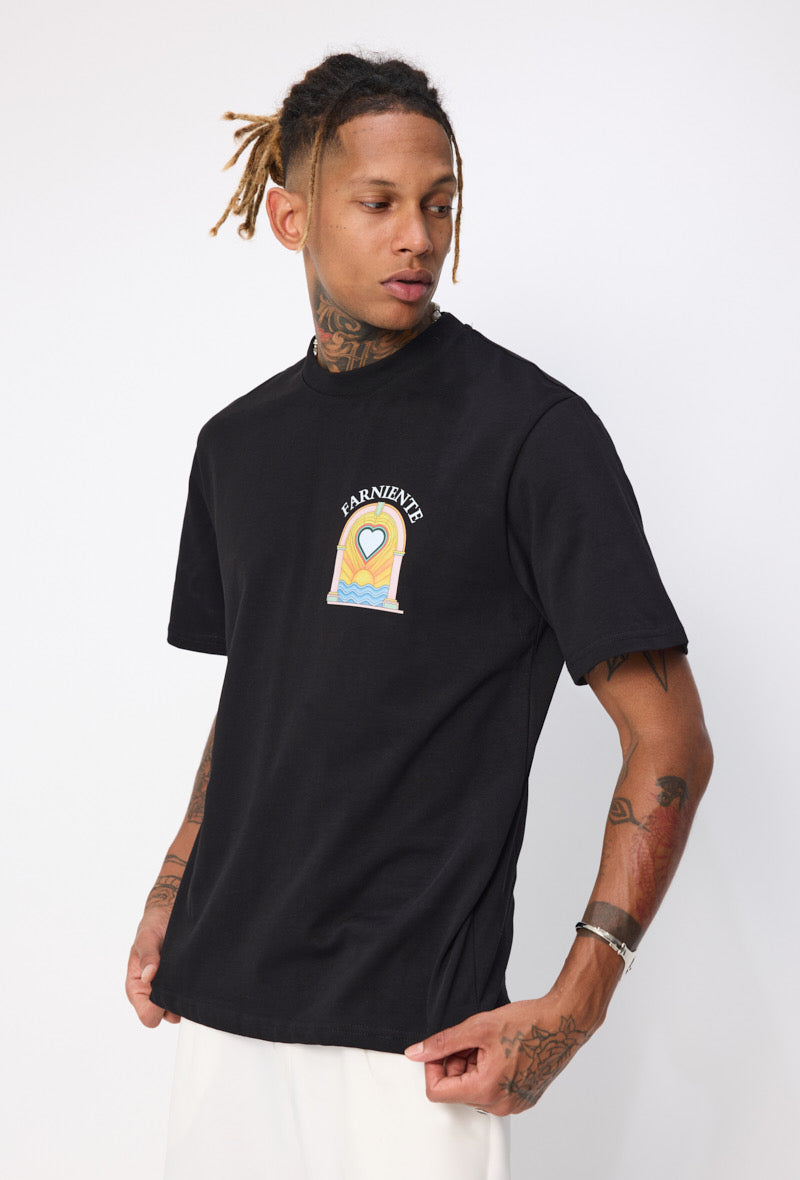 T-shirt Farniente noir