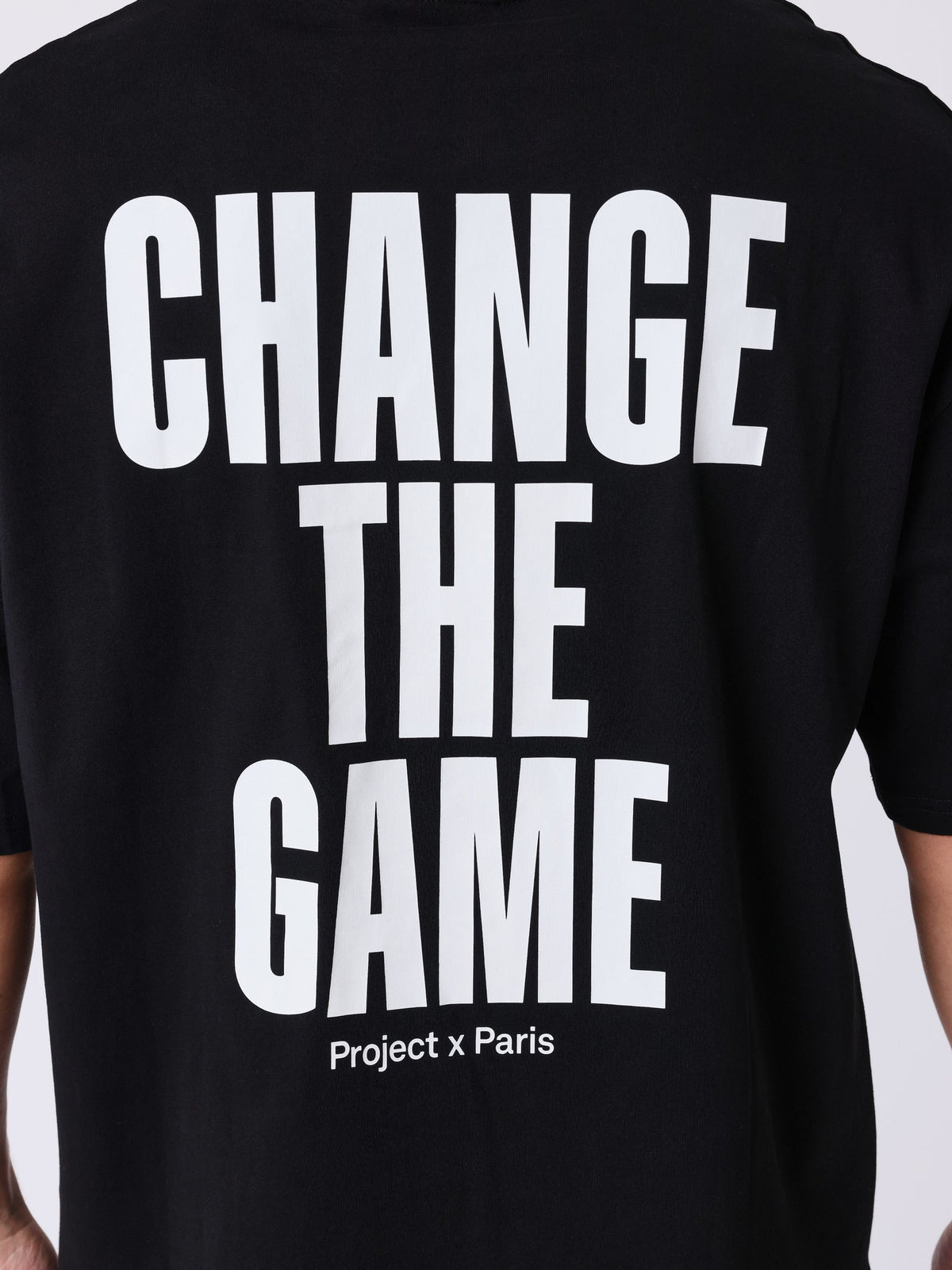 PXP - T-SHIRT BOXY ESSENTIAL NOIR CHANGE THE GAME