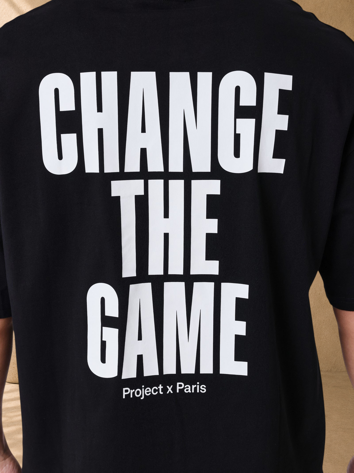 PXP - T-SHIRT BOXY ESSENTIAL NOIR CHANGE THE GAME