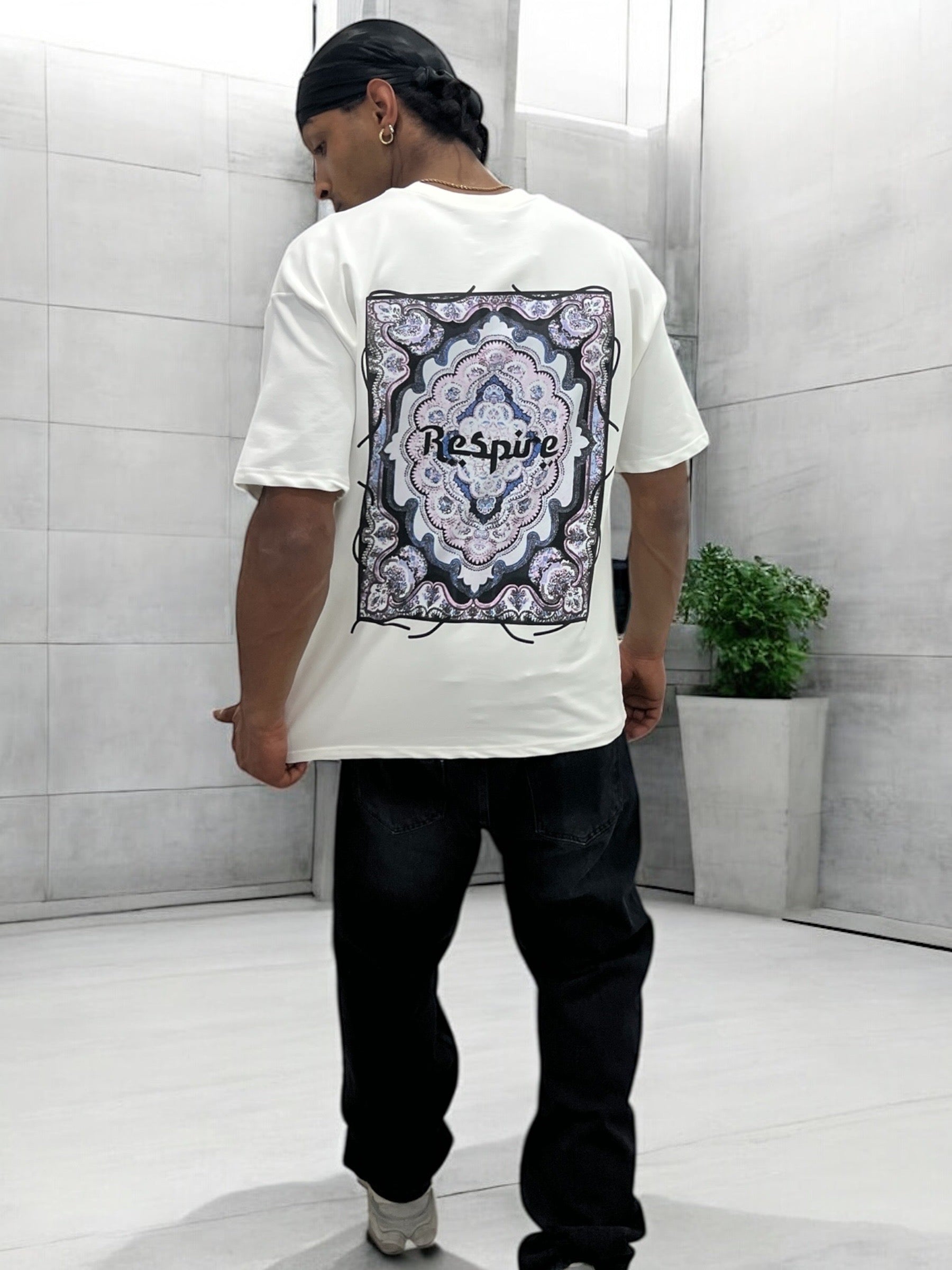T-shirt Oversize RESPIRE blanc