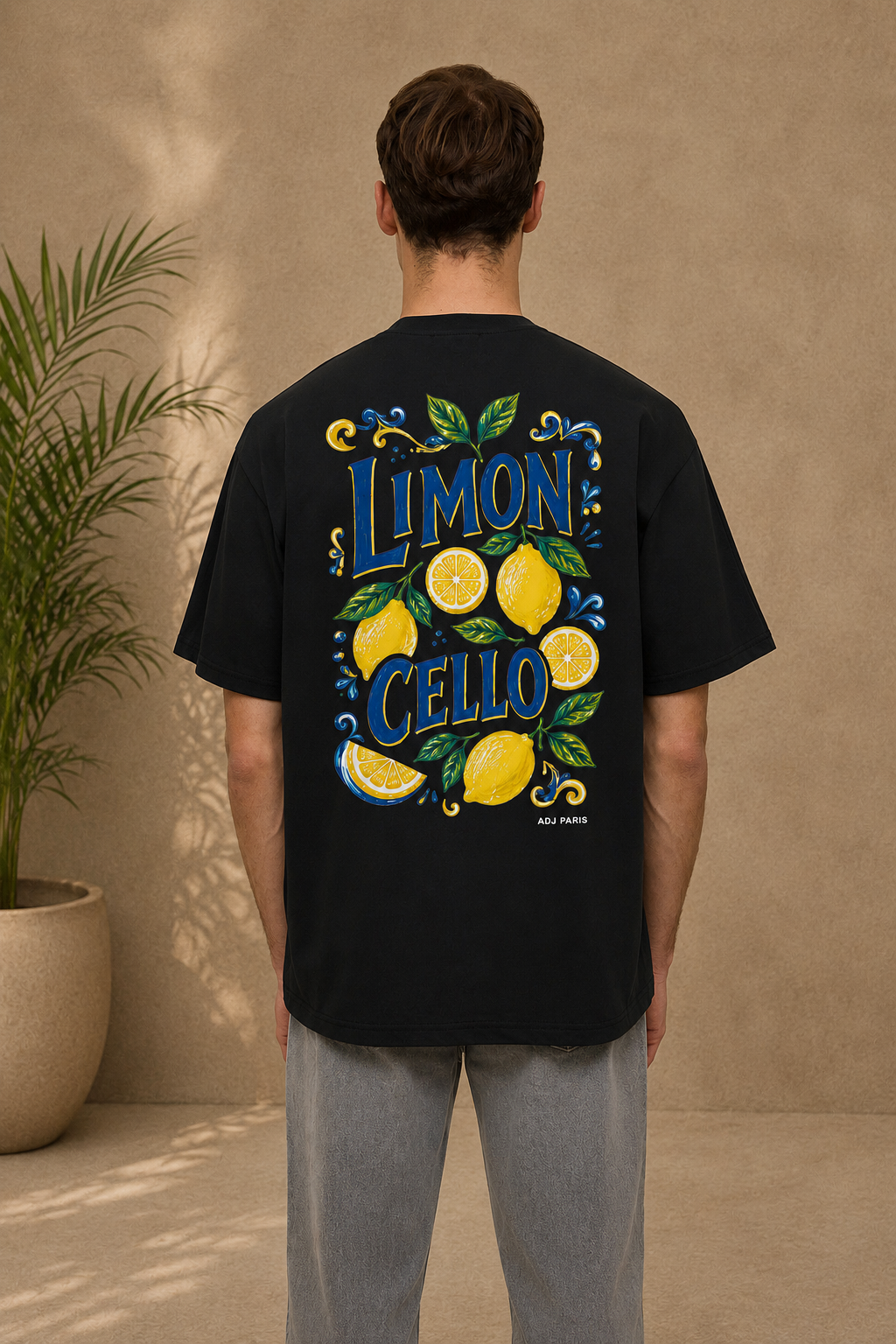 T-shirt Limoncello noir