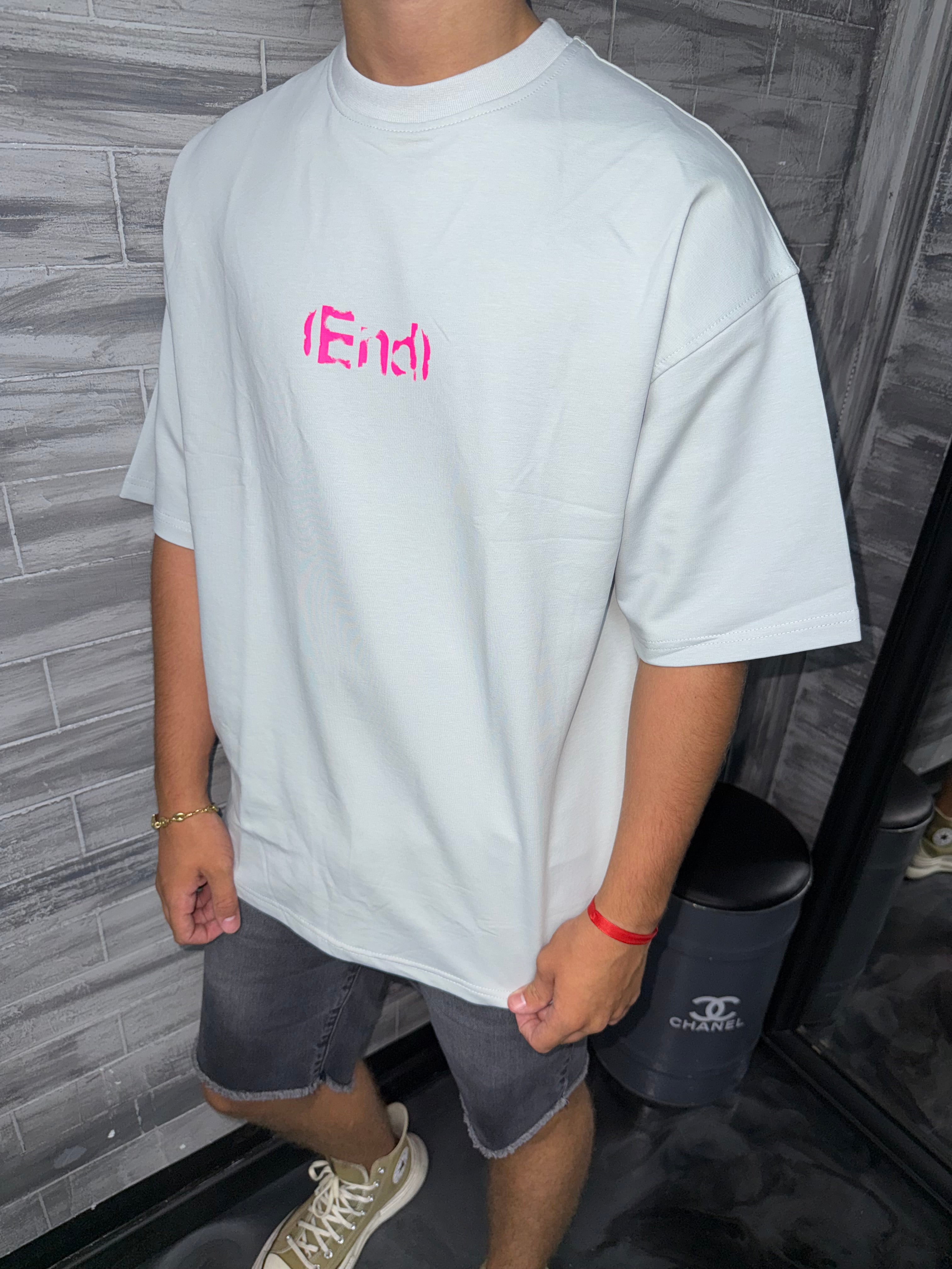 T-shirt Oversize END gris