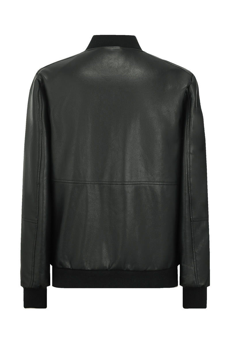 Veste Simili cuir noir