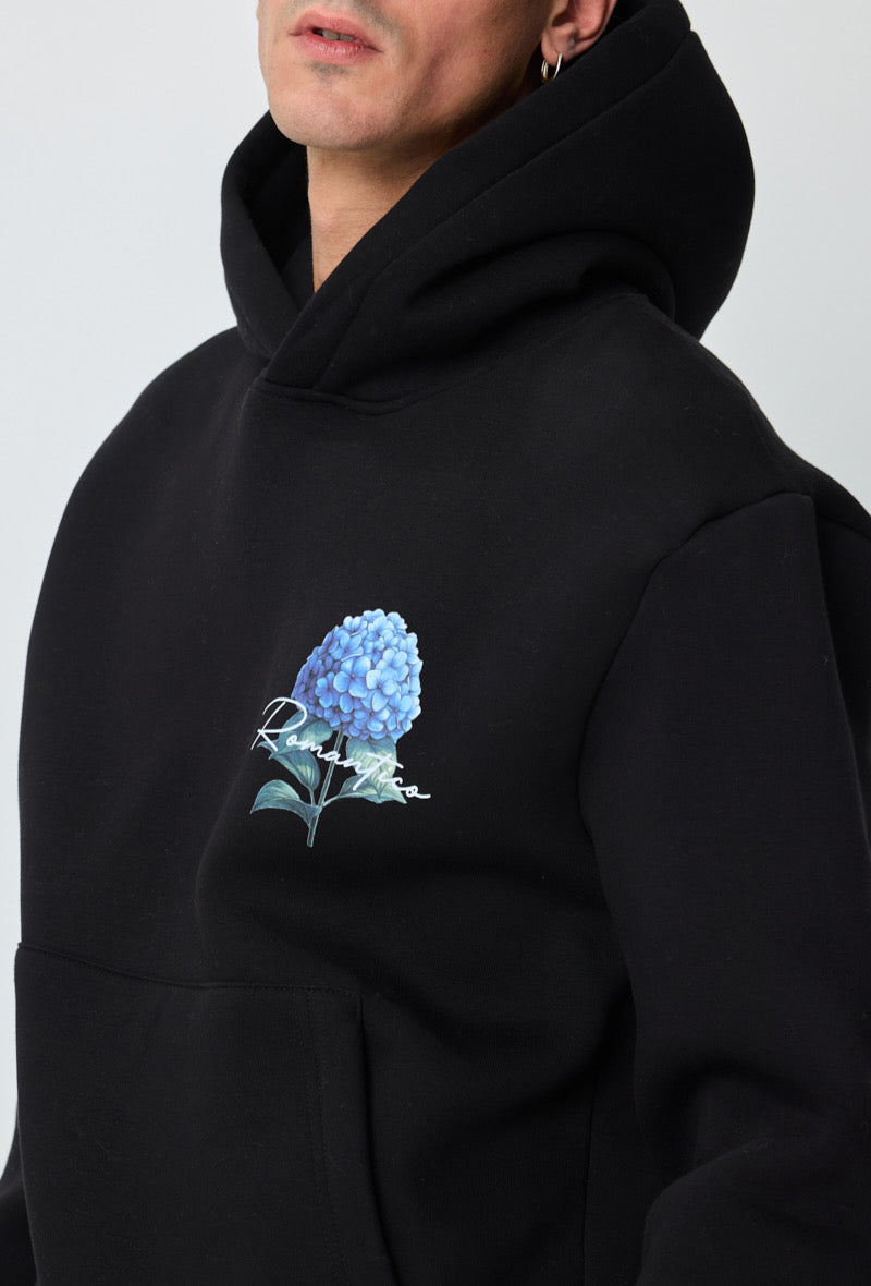 Sweat capuche Romantico noir