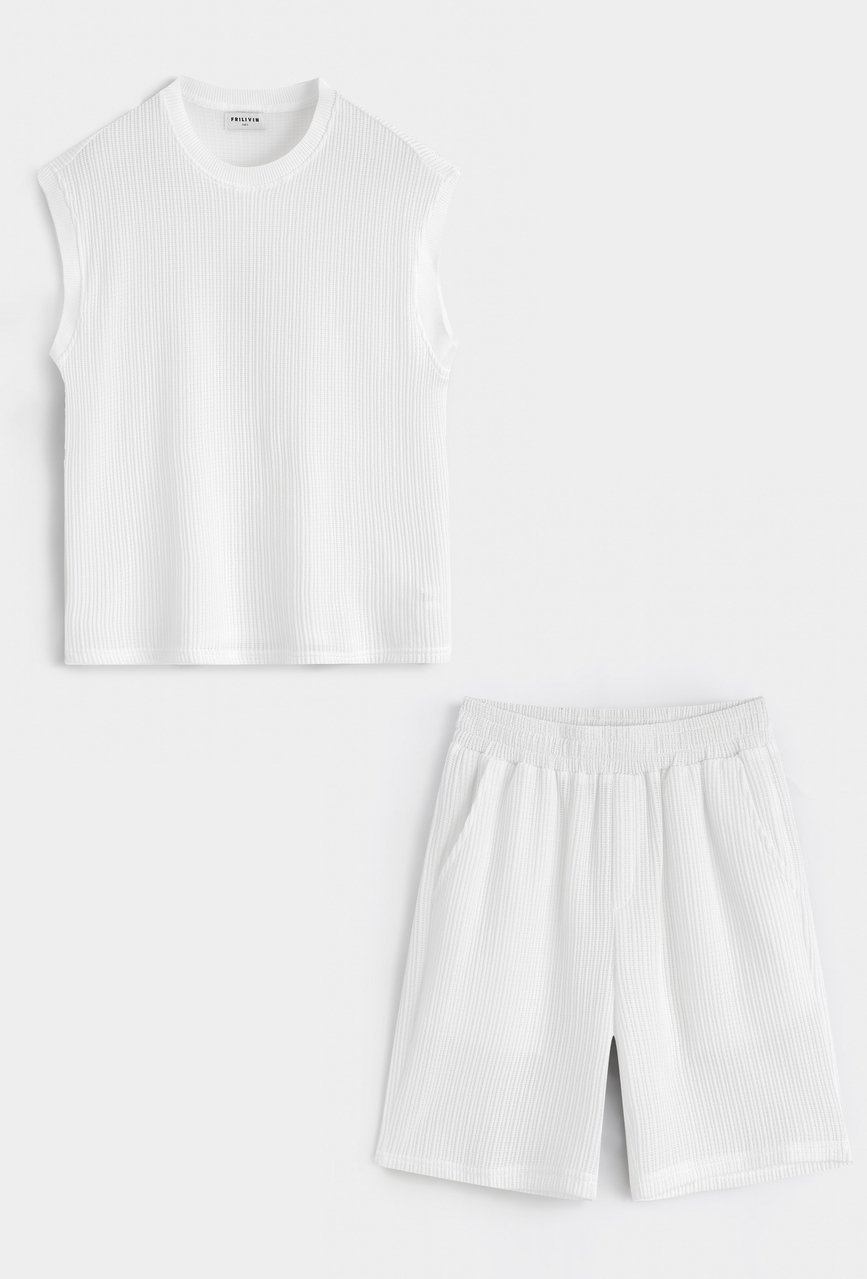 Ensemble Marbella short blanc