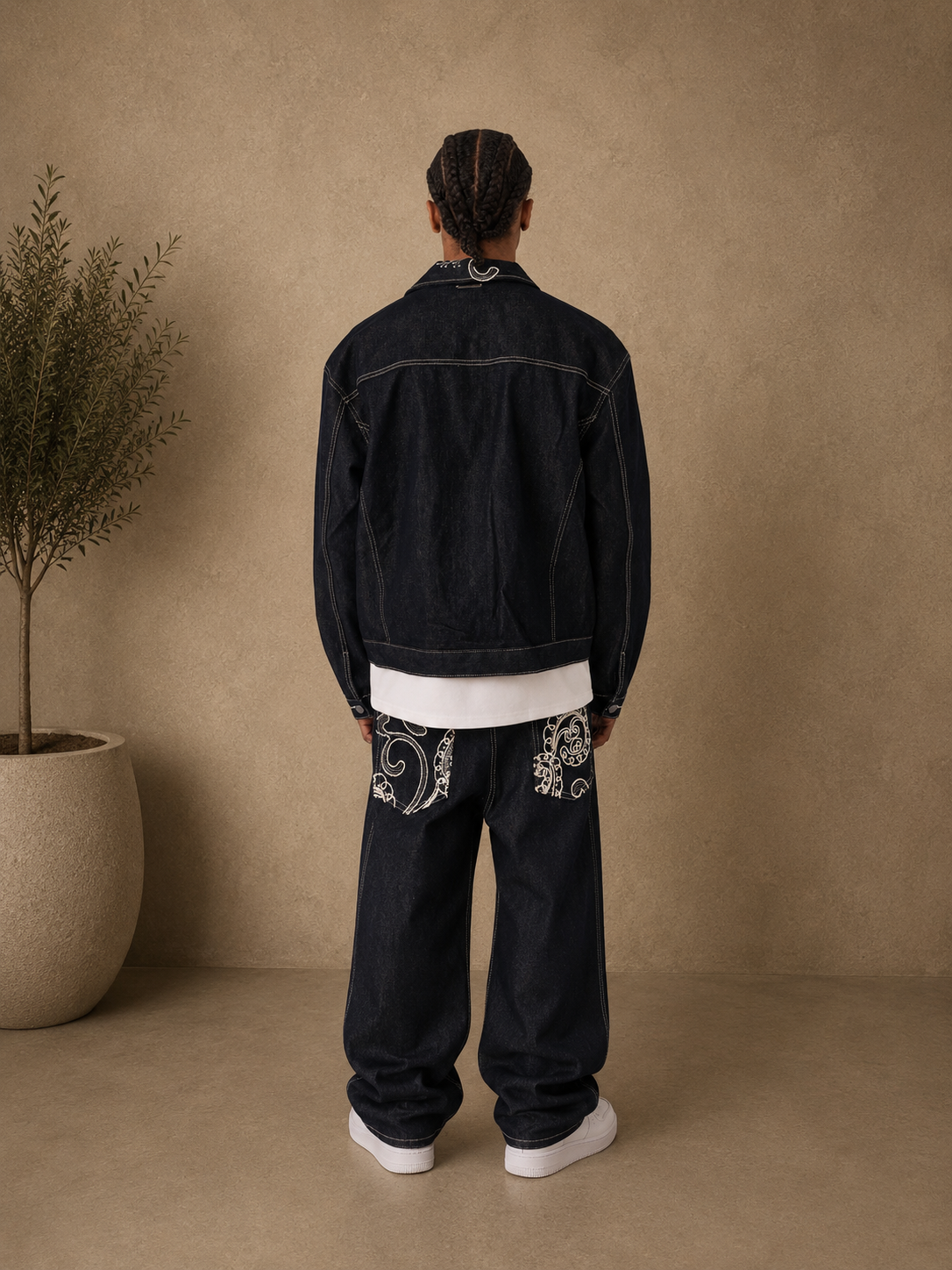 PXP - Veste en jean bandana