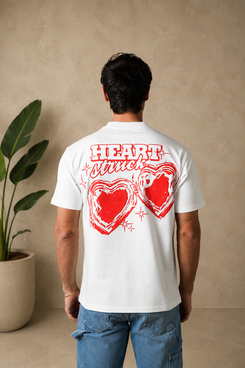 T-Shirt Get Heart blanc