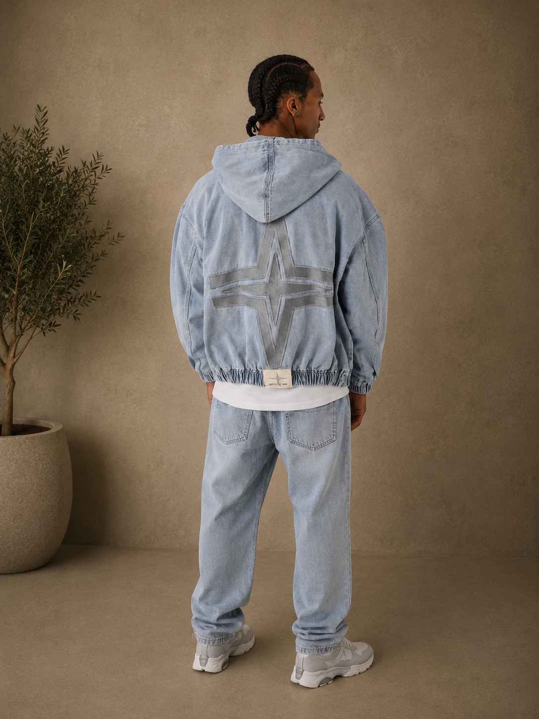 PXP - Veste capuche en jean Polaris