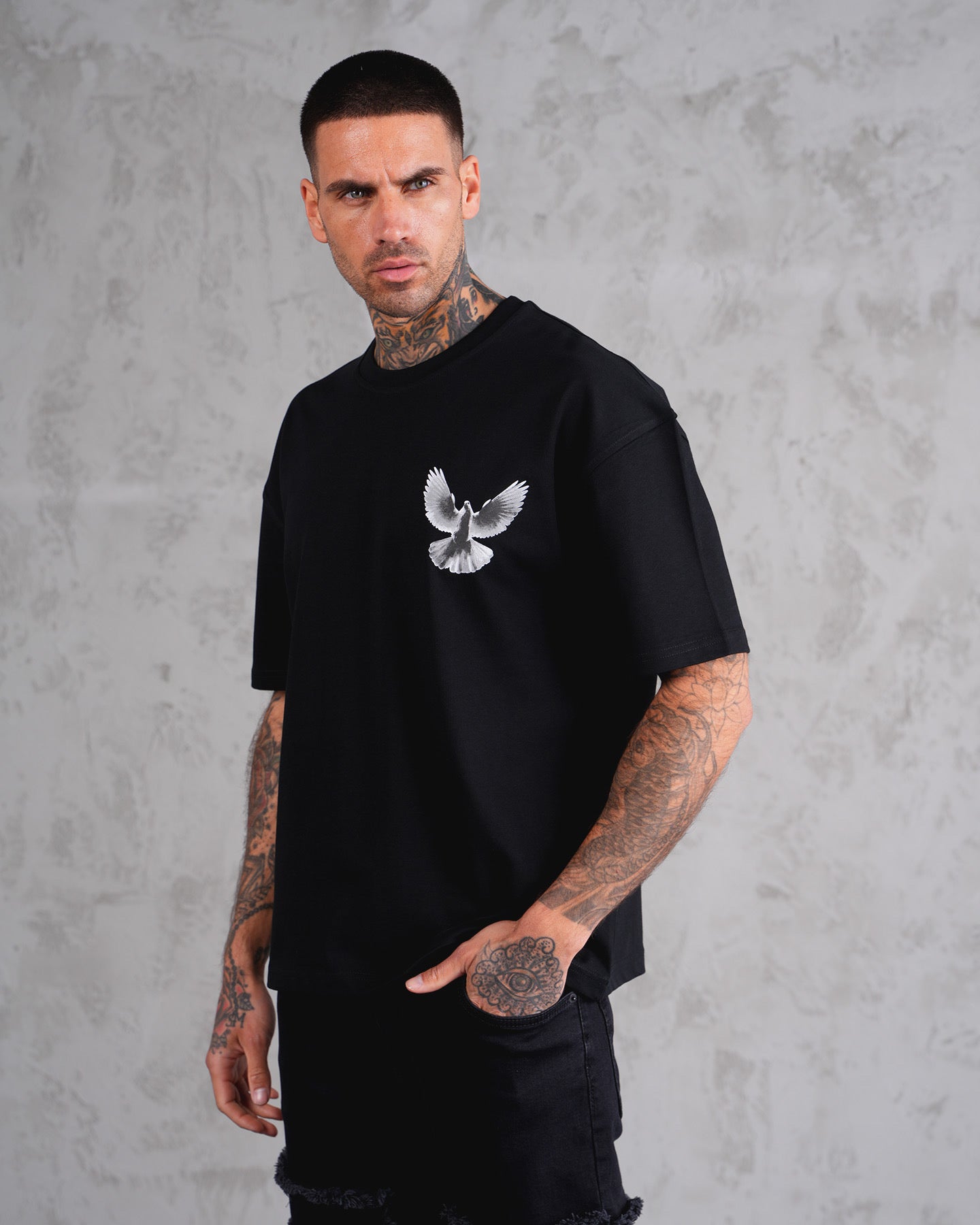 T-Shirt Colombe noir