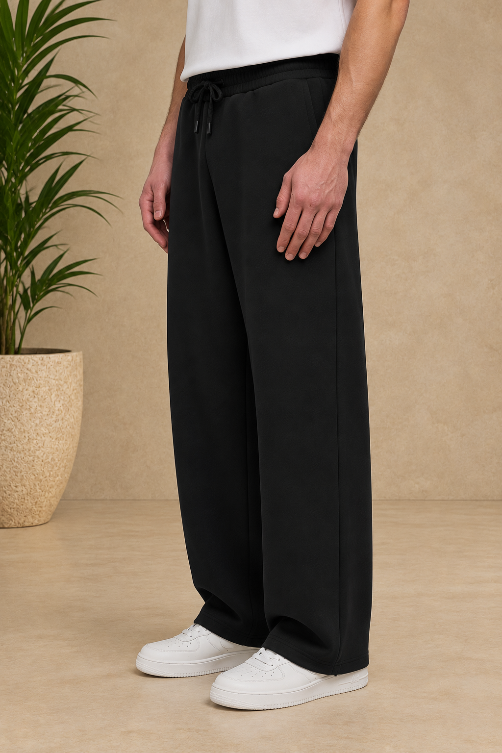 Pantalon jogg loose noir