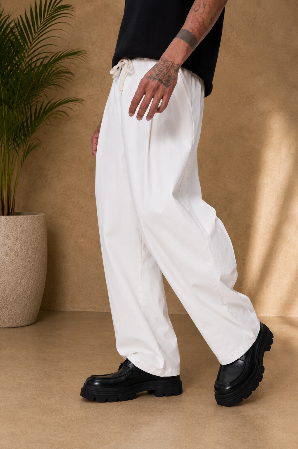 Pantalon ballon blanc