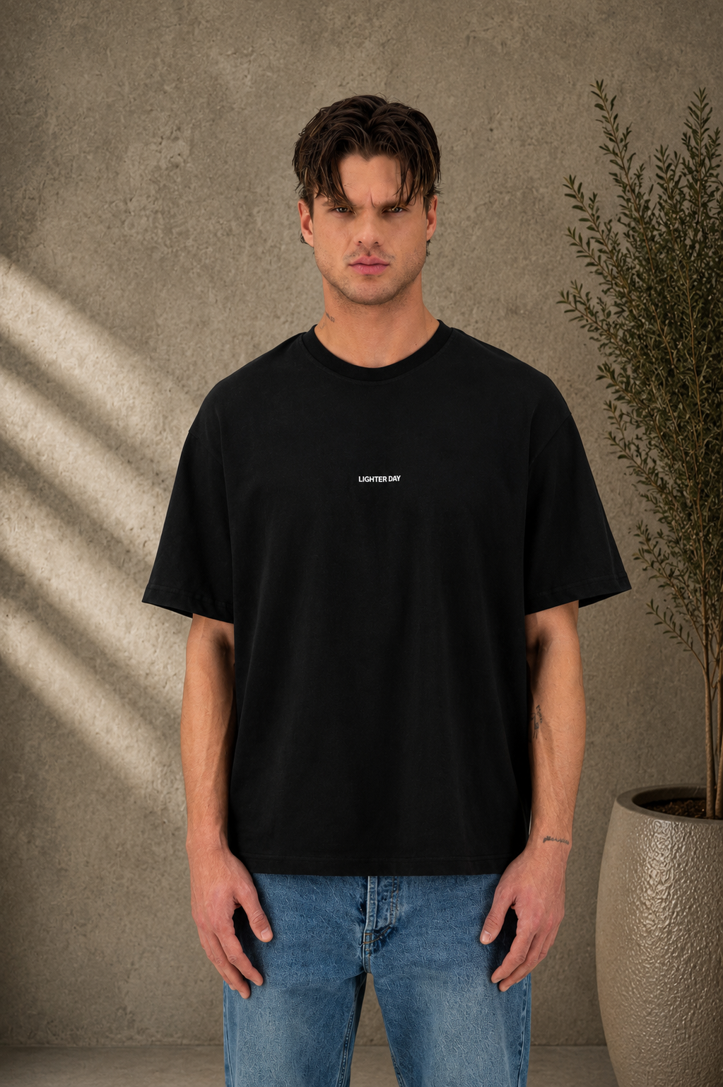 T-Shirt Lighter Days noir