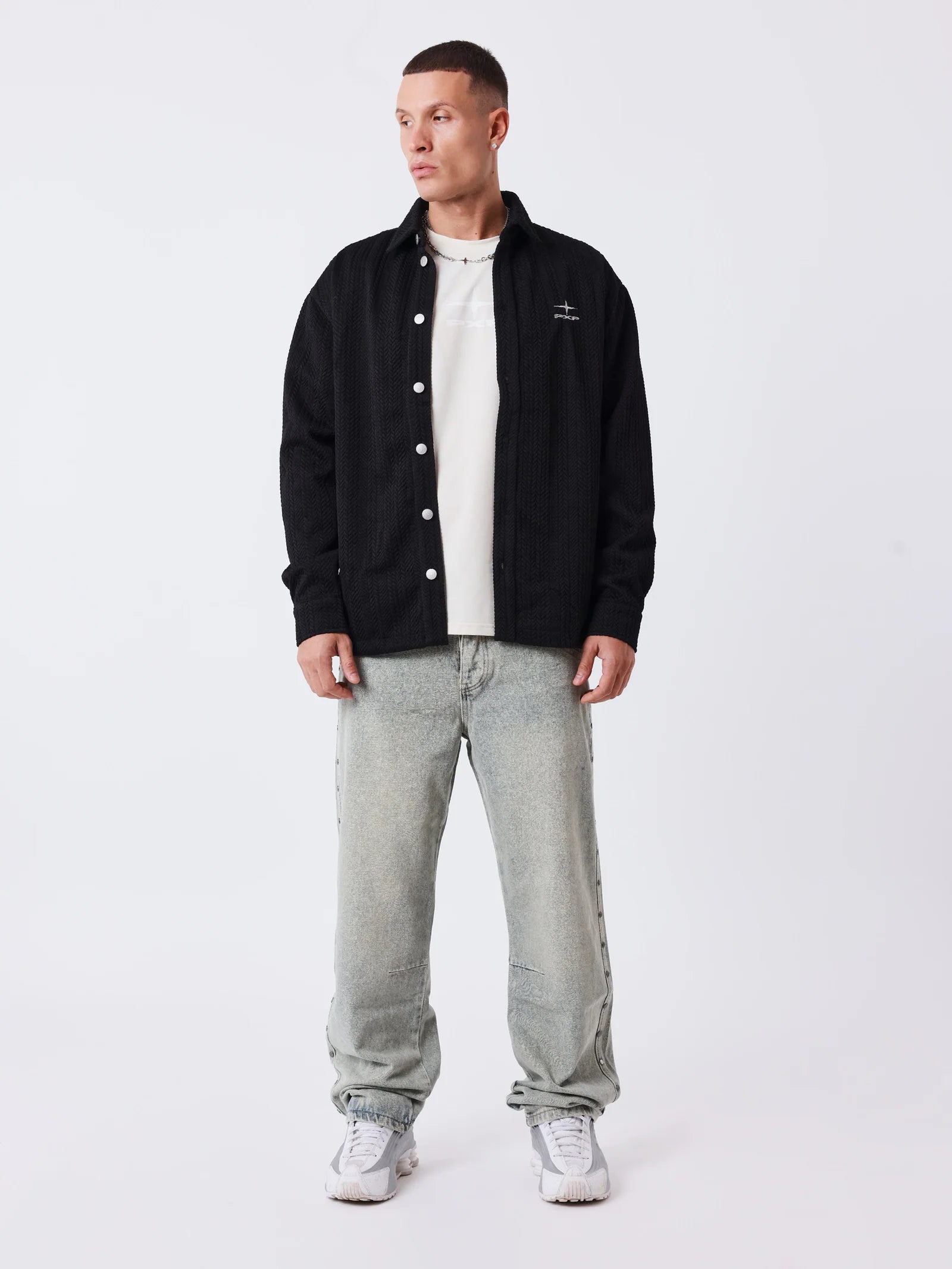 PXP - Surchemise texturée noir