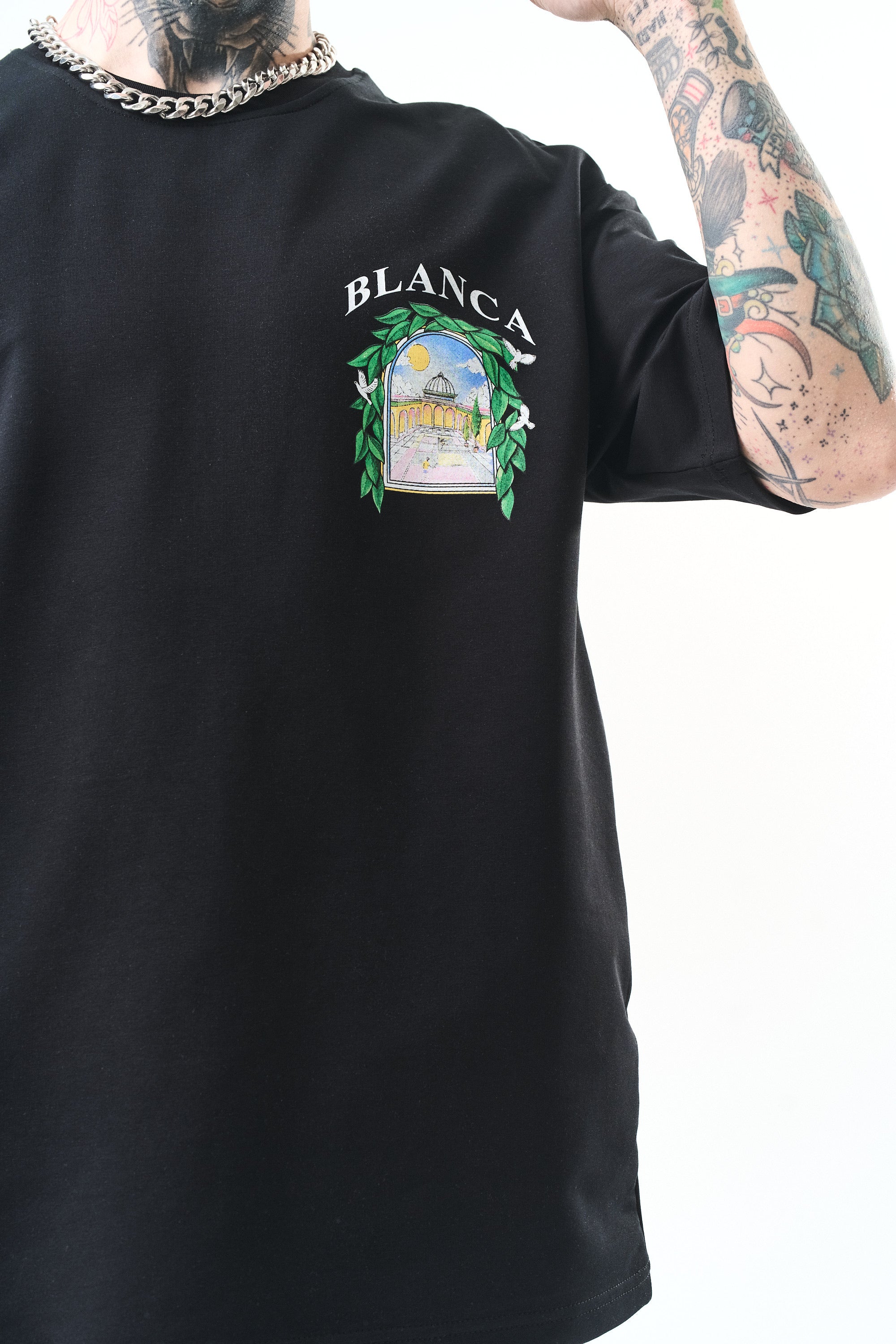 T-shirt Blanca noir