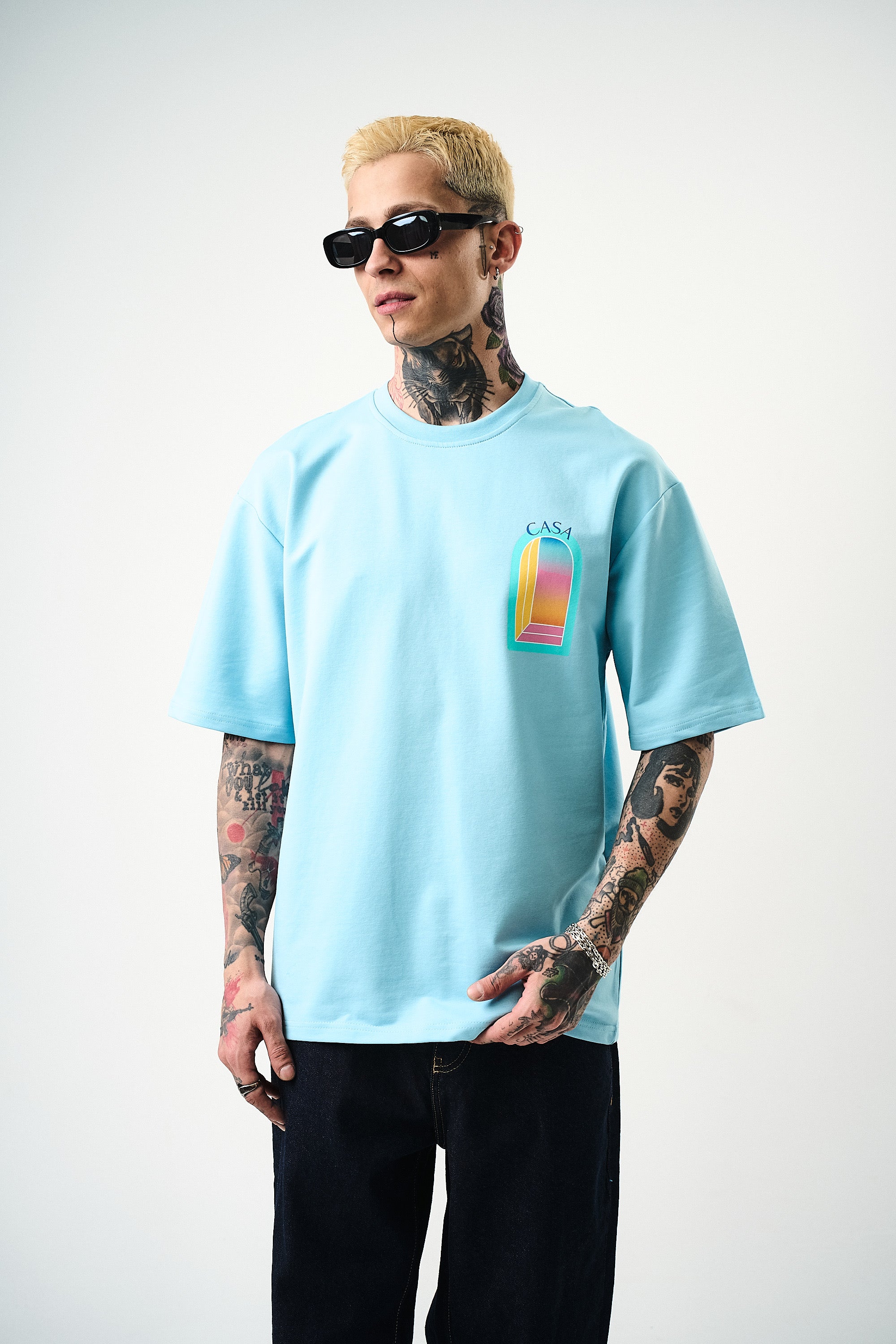 T-shirt Casa bleu