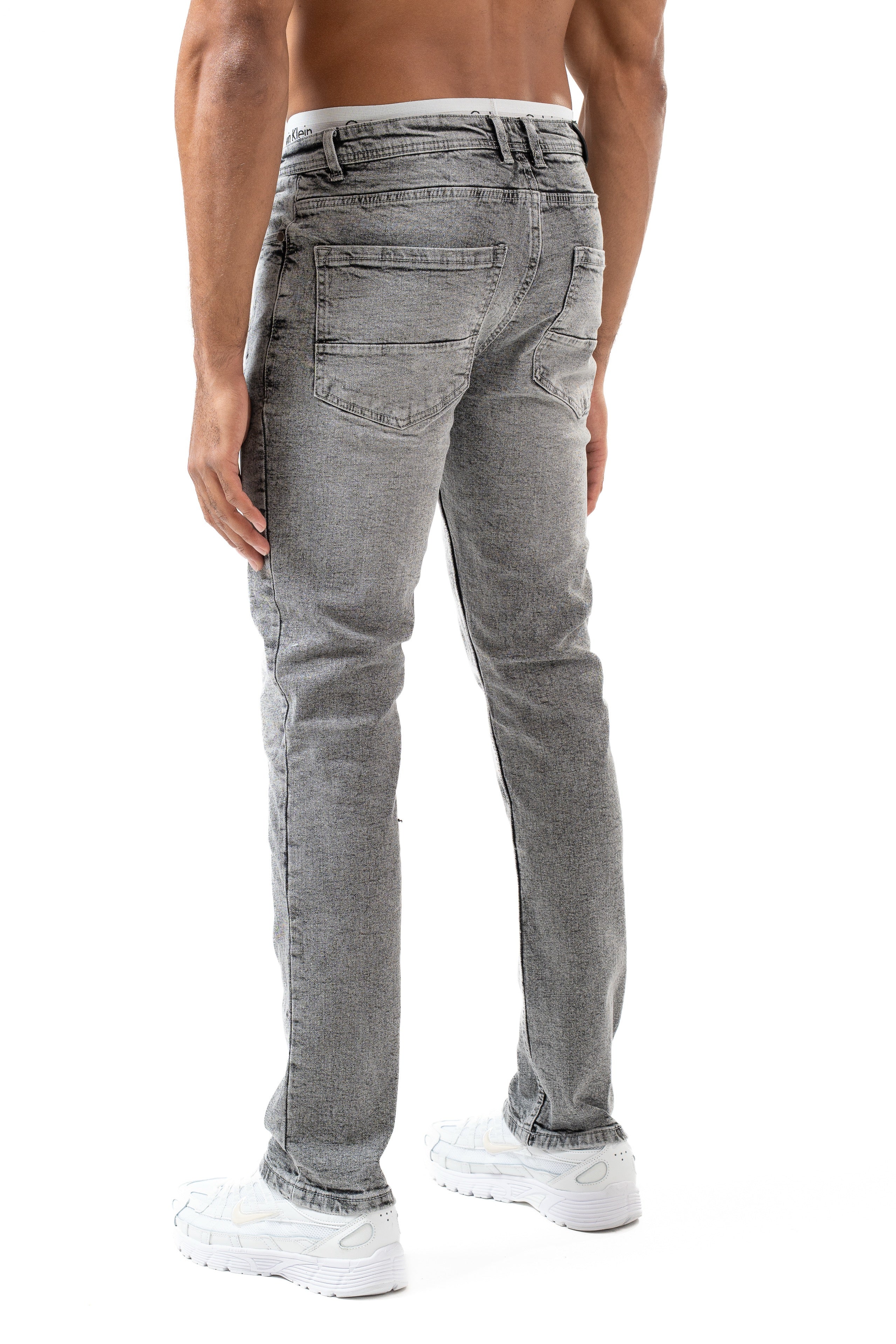 Jean Slim gris