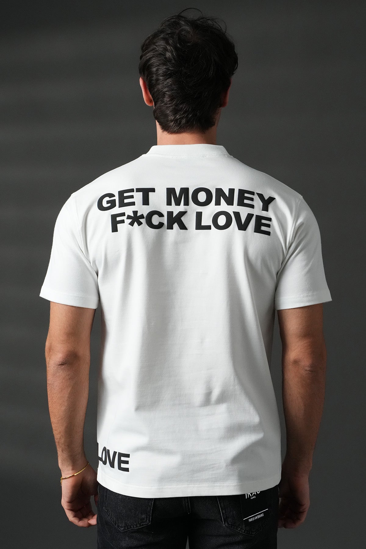 T-Shirt Get Money blanc