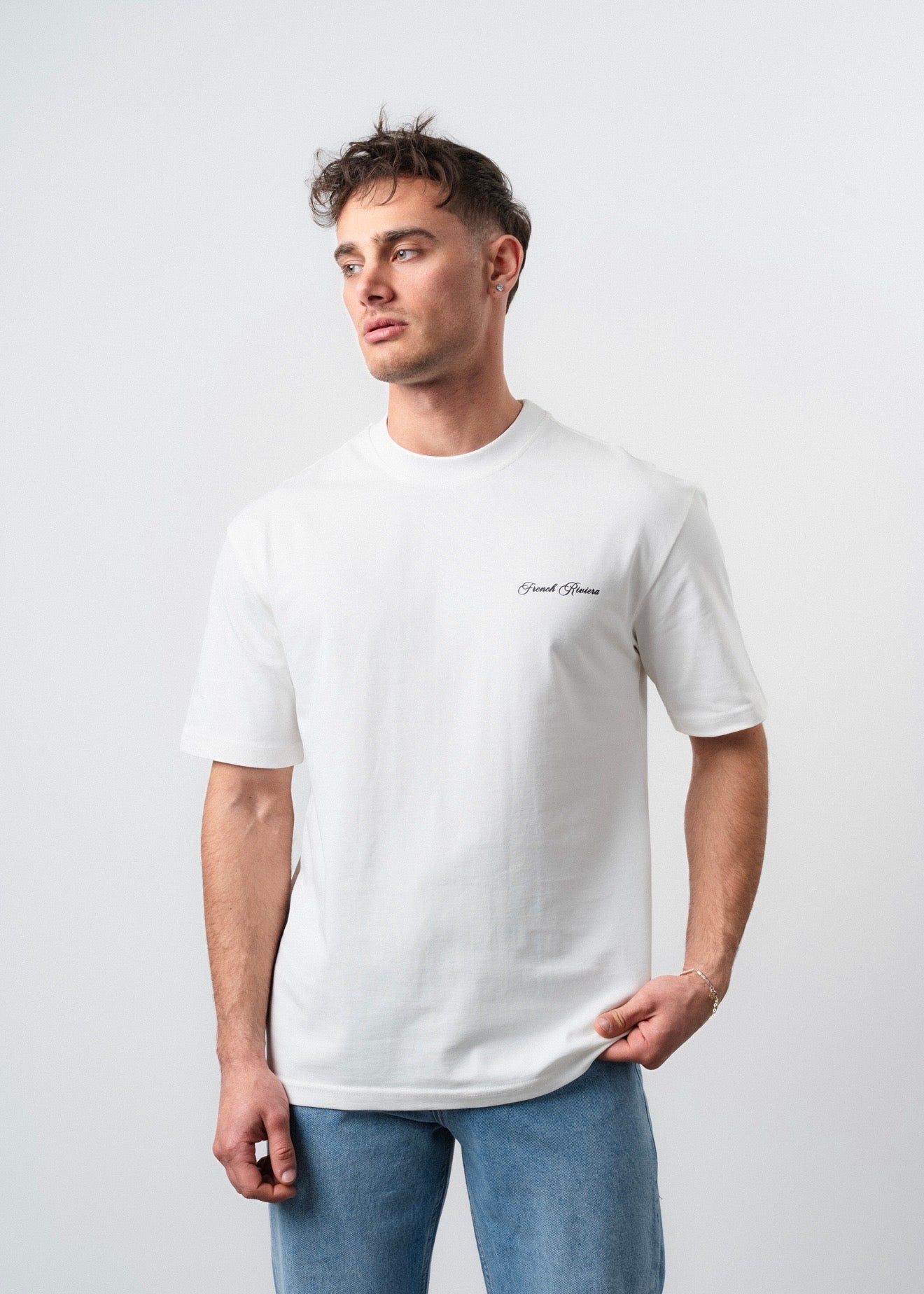 T-shirt French Riviera blanc
