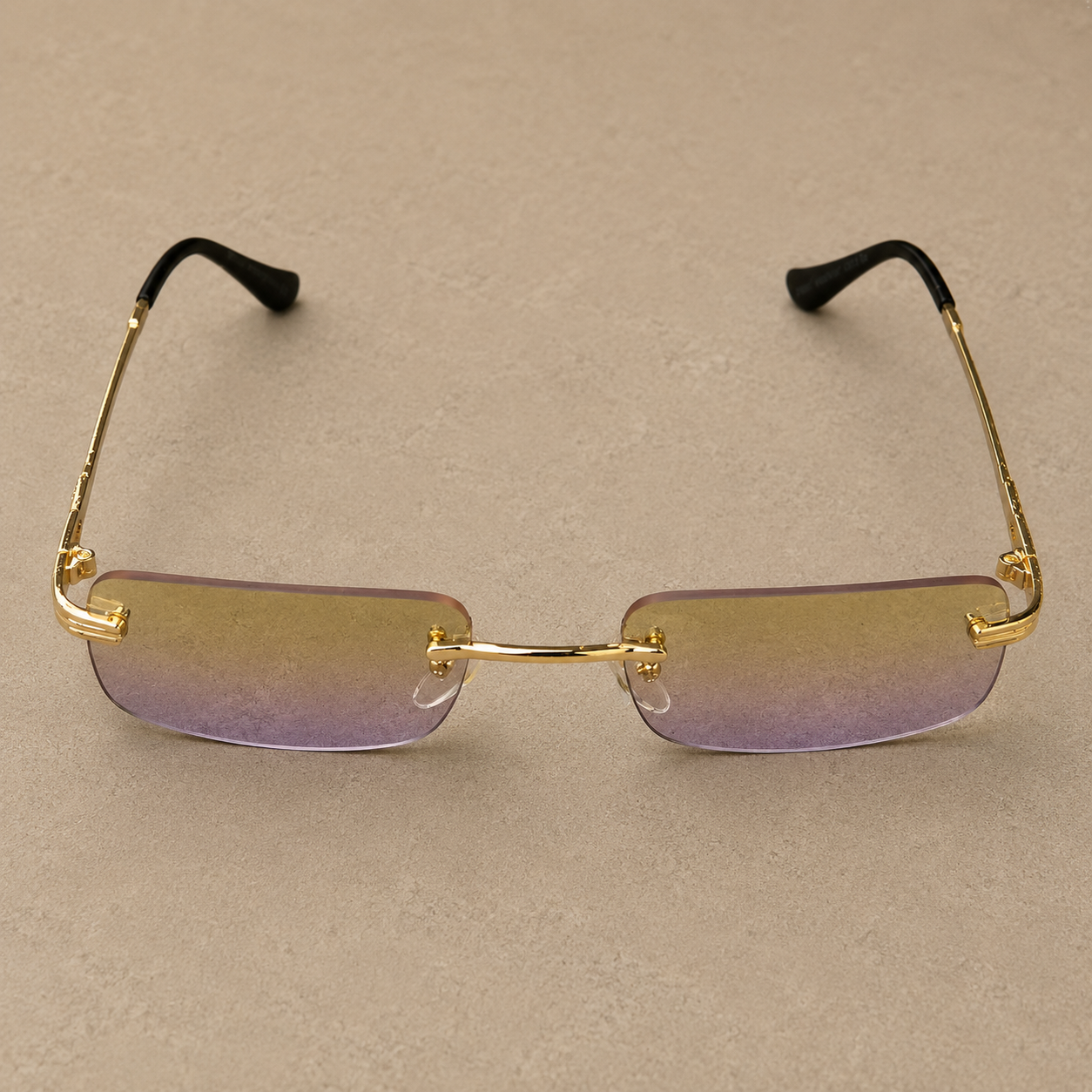 Lunette ninho doré jaune