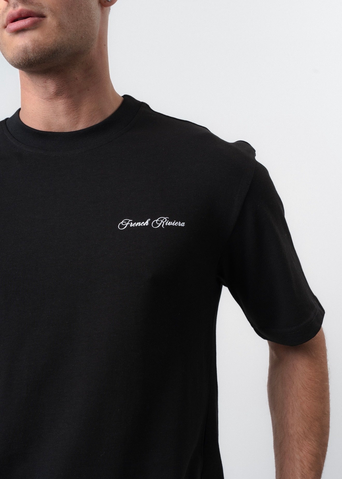 T-shirt French Riviera noir
