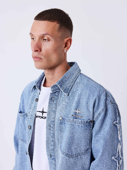 PXP - VESTE EN JEAN POLARIS BLEU