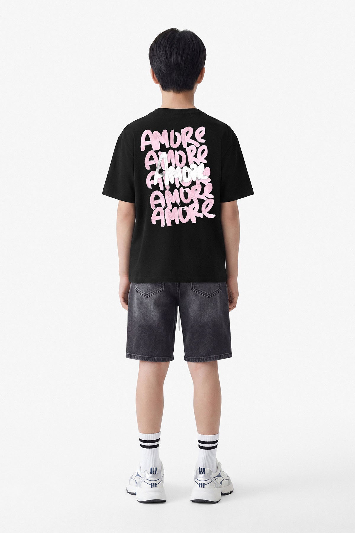 T-shirt enfant Amore noir
