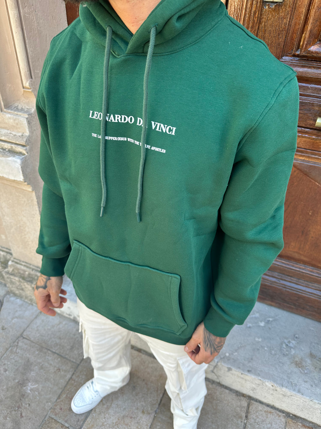 Leonardo hoodie Green